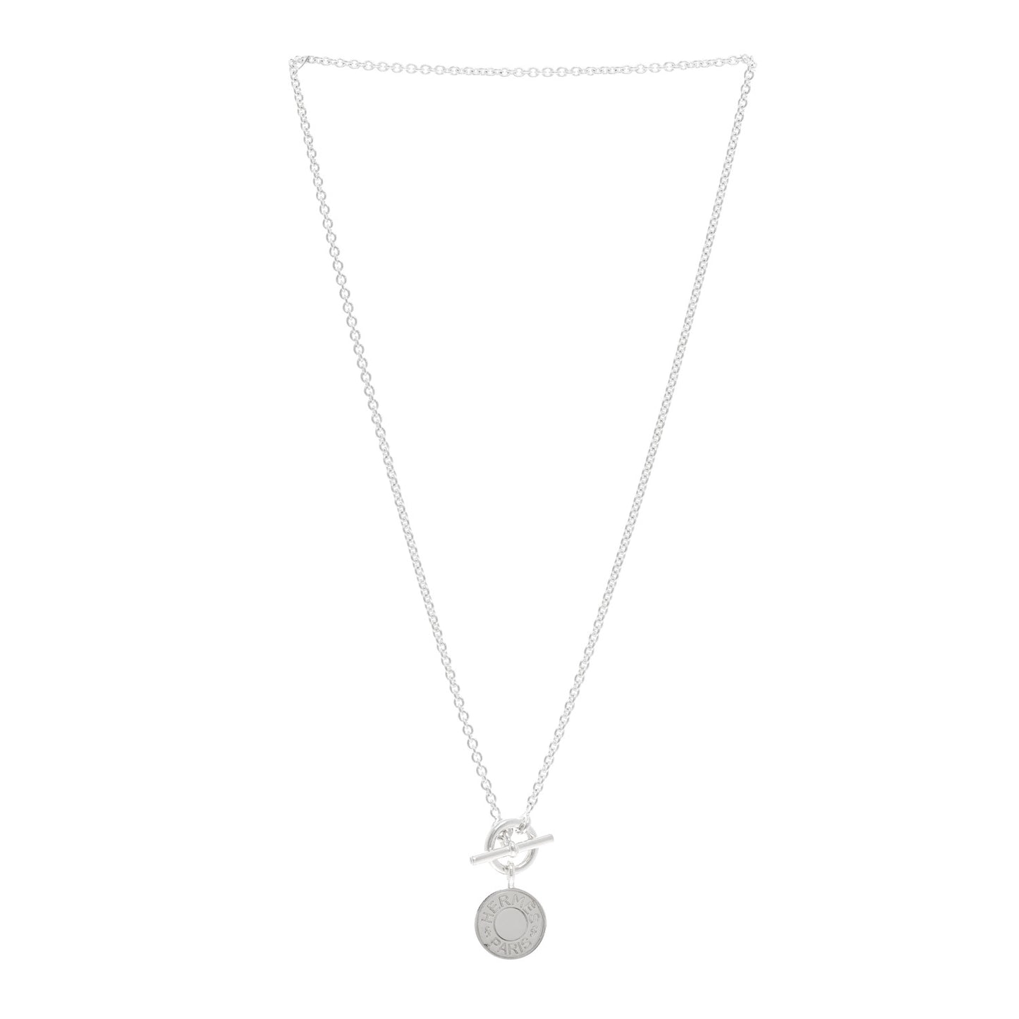 Sterling Silver Amulettes H Confettis Pendant Necklace