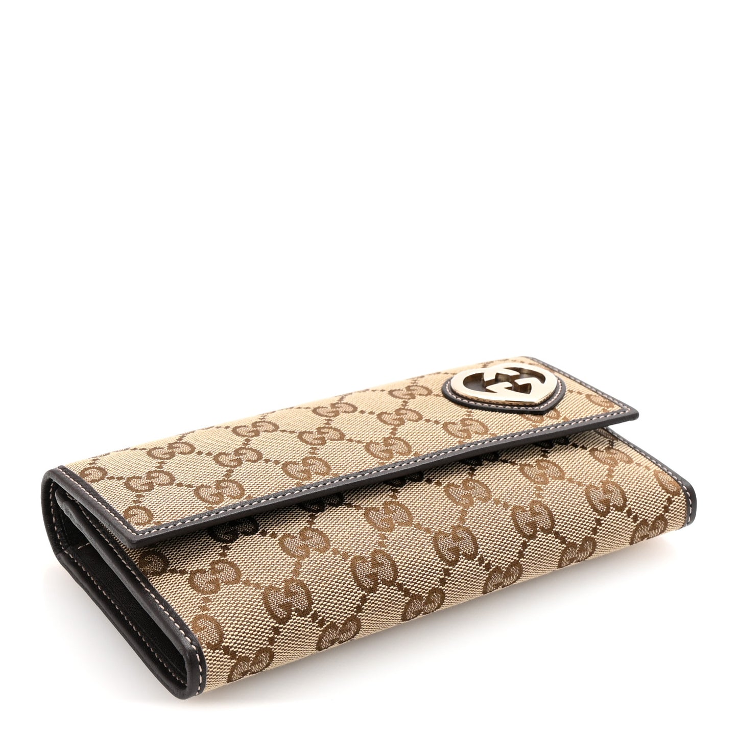 Monogram Lovely Heart Continental Wallet Brown