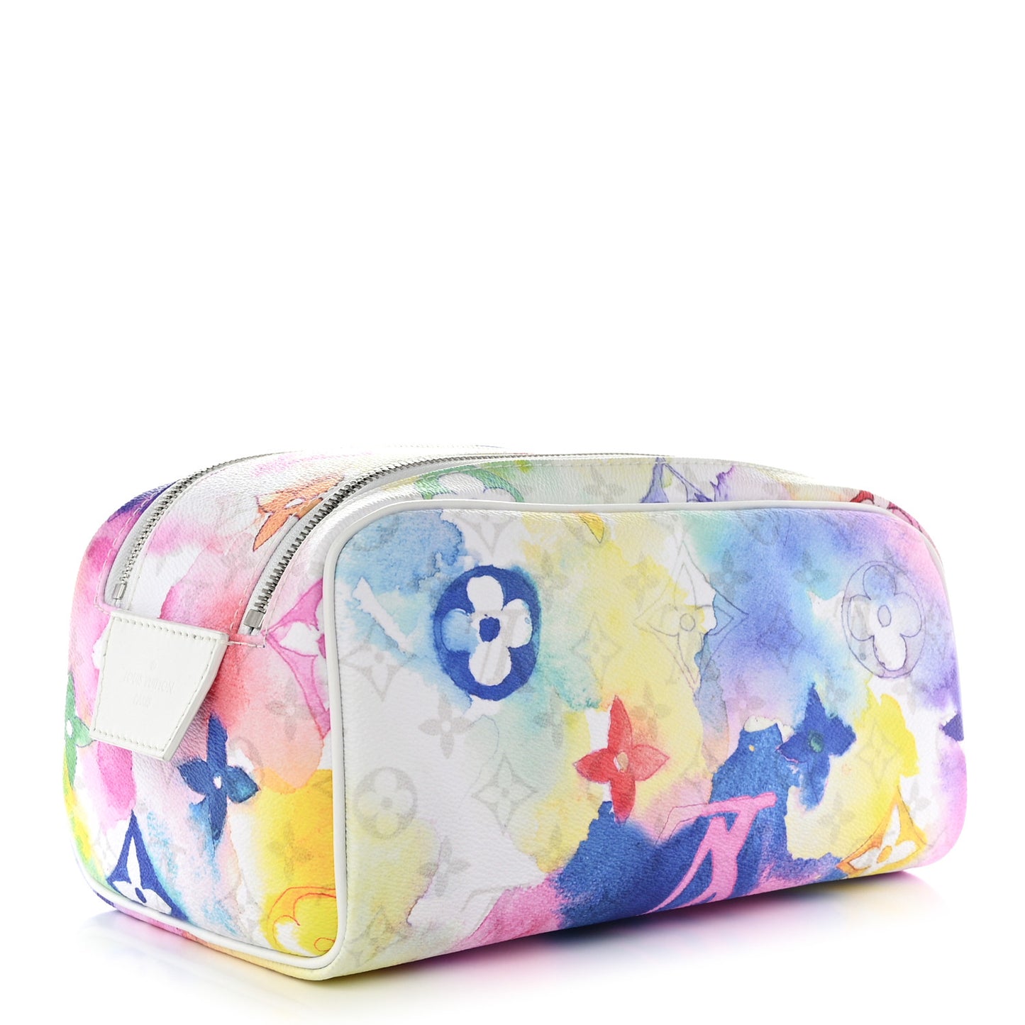 Monogram Watercolor Dopp Kit Toilet Pouch Multicolor