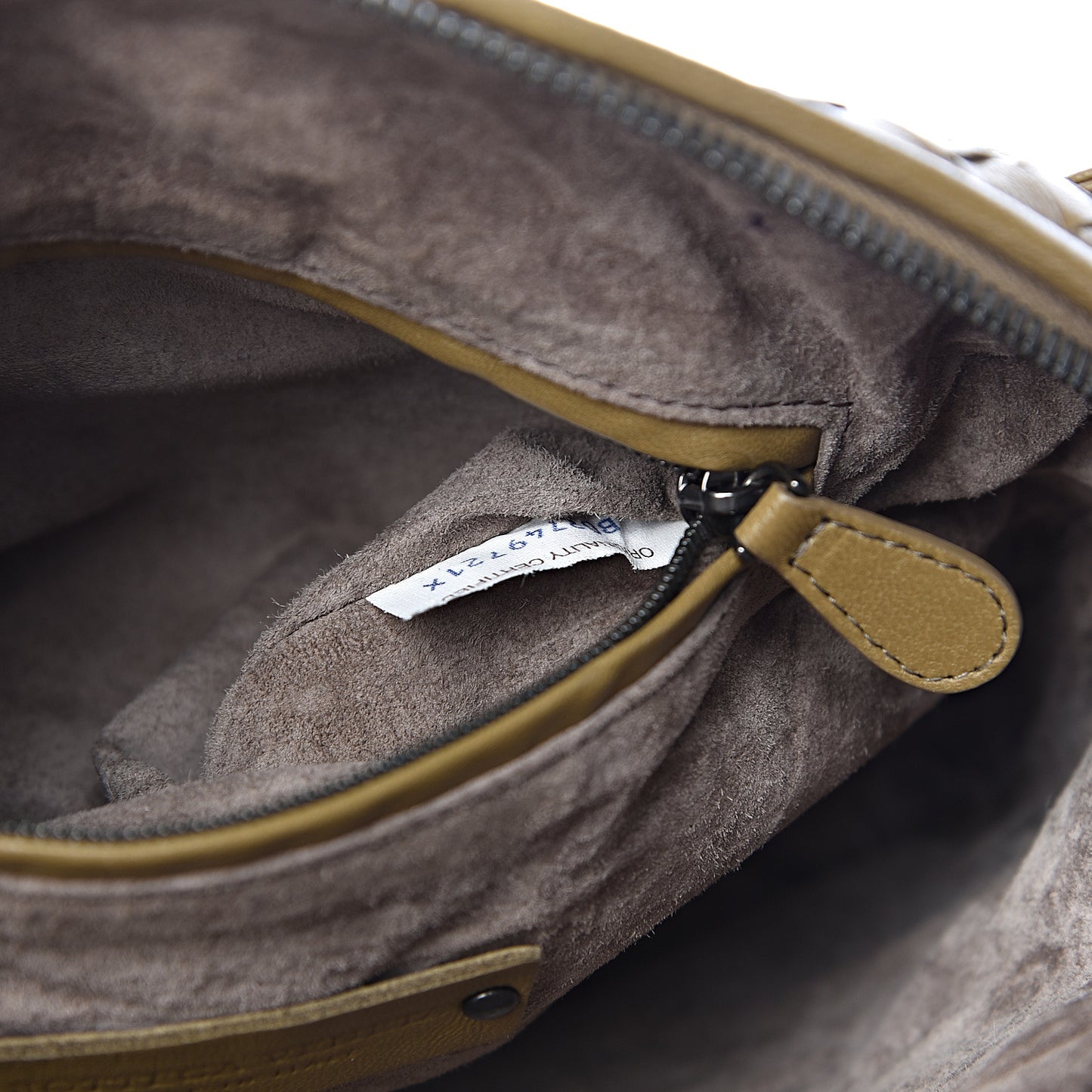 Nappa Intrecciato Nodini Crossbody Messenger Bronze
