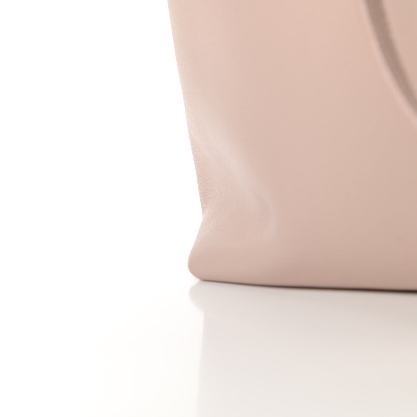Calfskin Large Shopping Tote Pale Blush