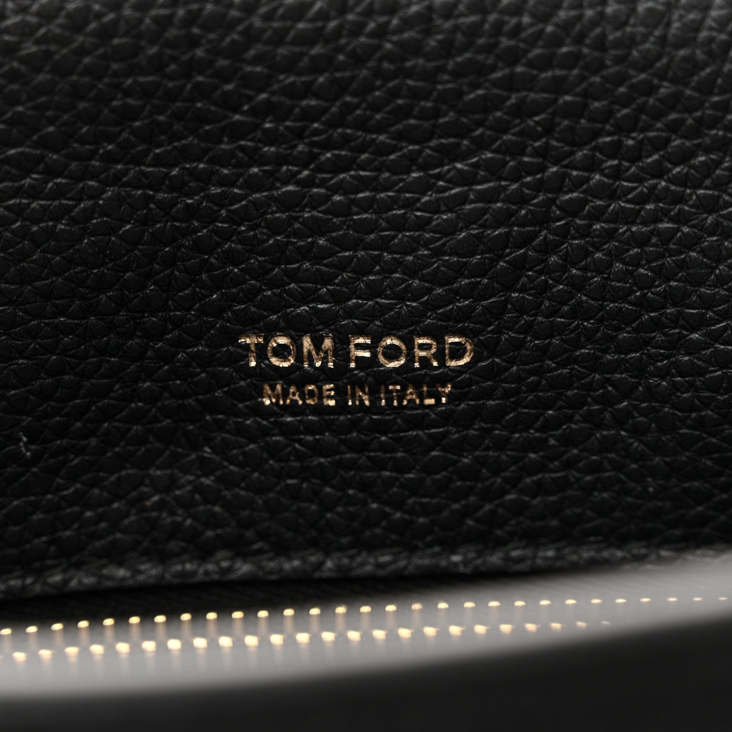 Tom Ford Grained Calfskin Mini T Clasp Tara Crossbody Bag Black 6 of 14