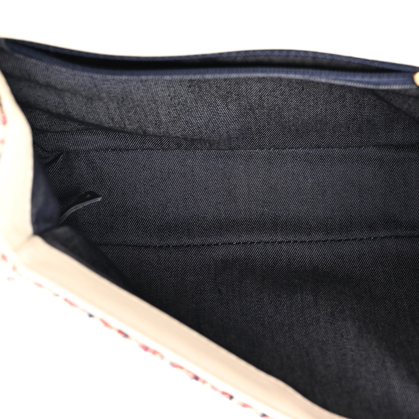 Tweed CC Mania Flap Bag Black Red White