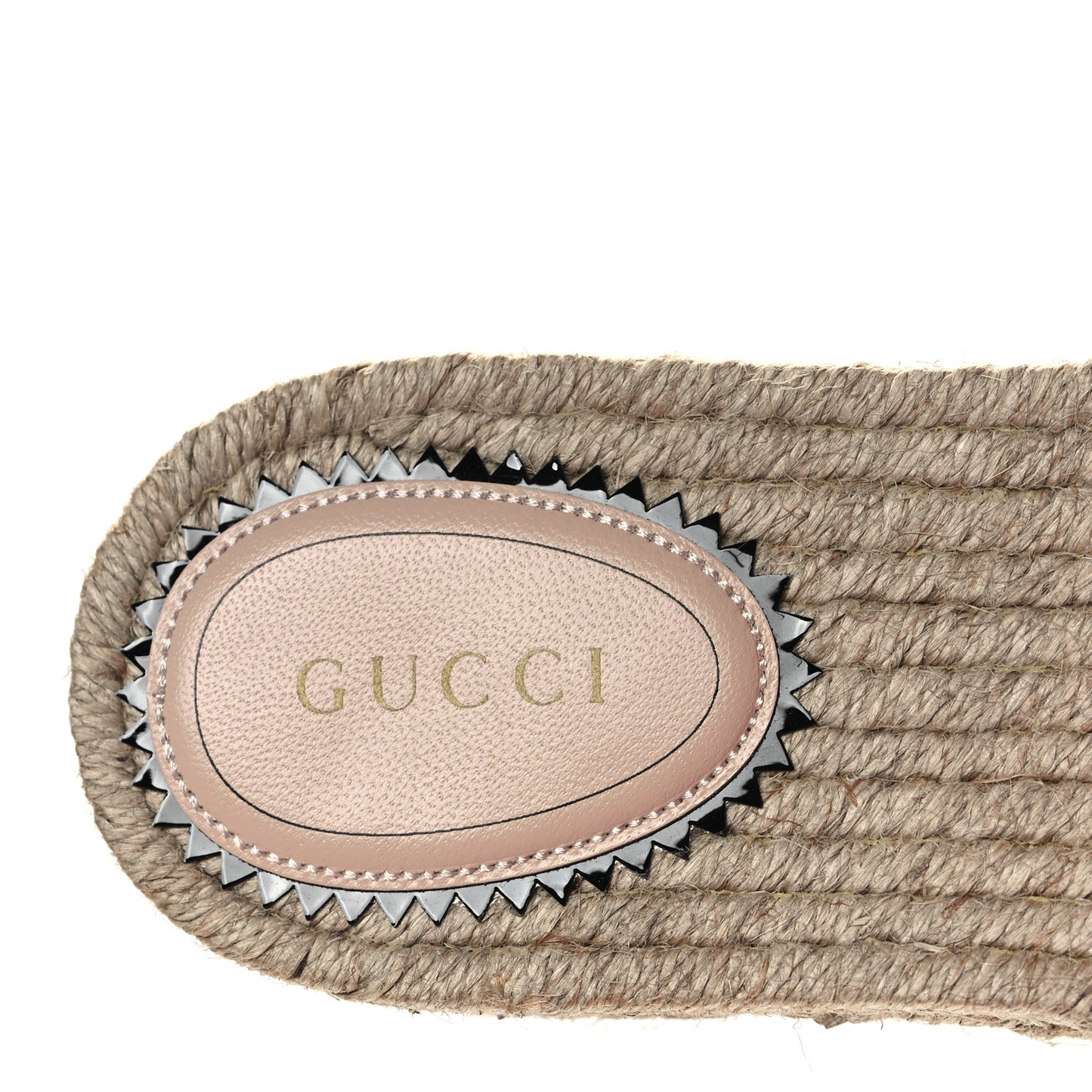 Canvas Interlocking G Damita Espadrille Sandals 38 Wild Rose