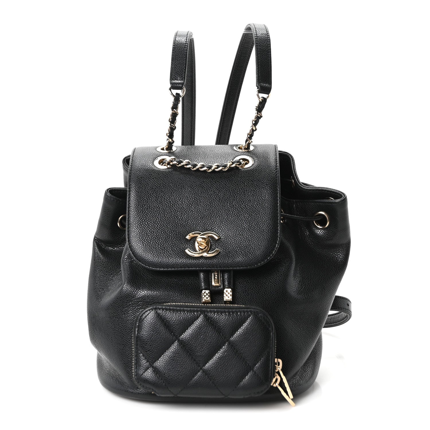 Chanel Caviar Quilted Mini Business Affinity Backpack Black