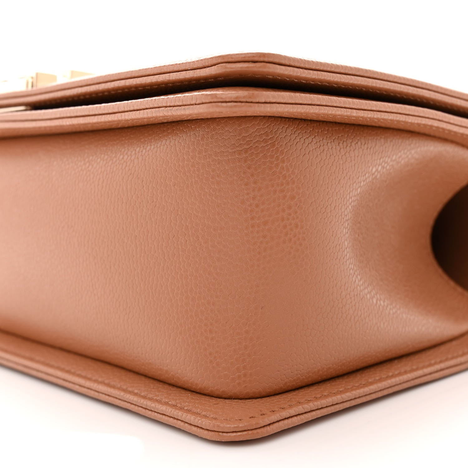 Chanel Caviar Quilted Medium Boy Flap Brown 11 of 11