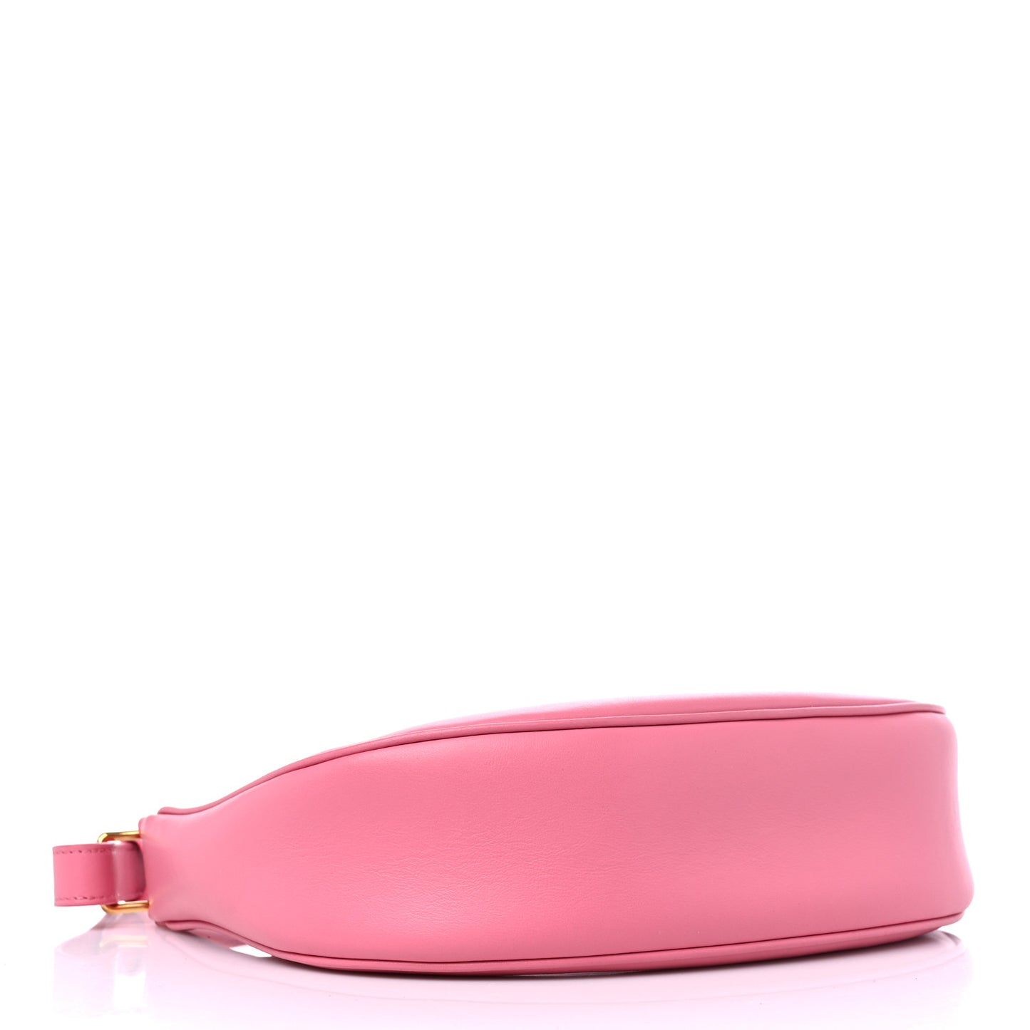 Smooth Calfskin Medium Strap Ava Shoulder Bag Pink