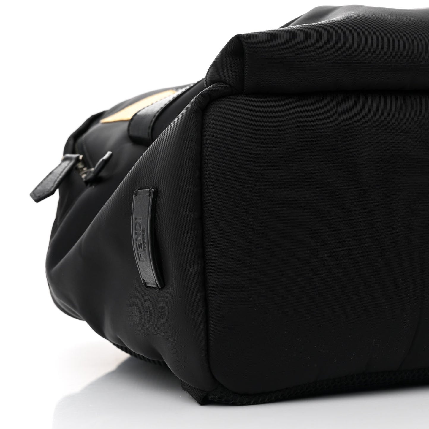 Nylon Vitello Elite Monster Eyes Rounded Backpack Black Yellow