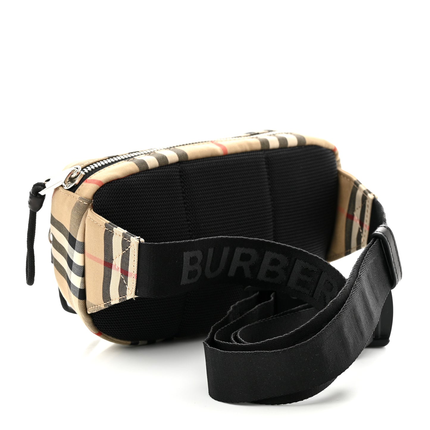Nylon Vintage Check Small Cannon Bum Bag Archive Beige