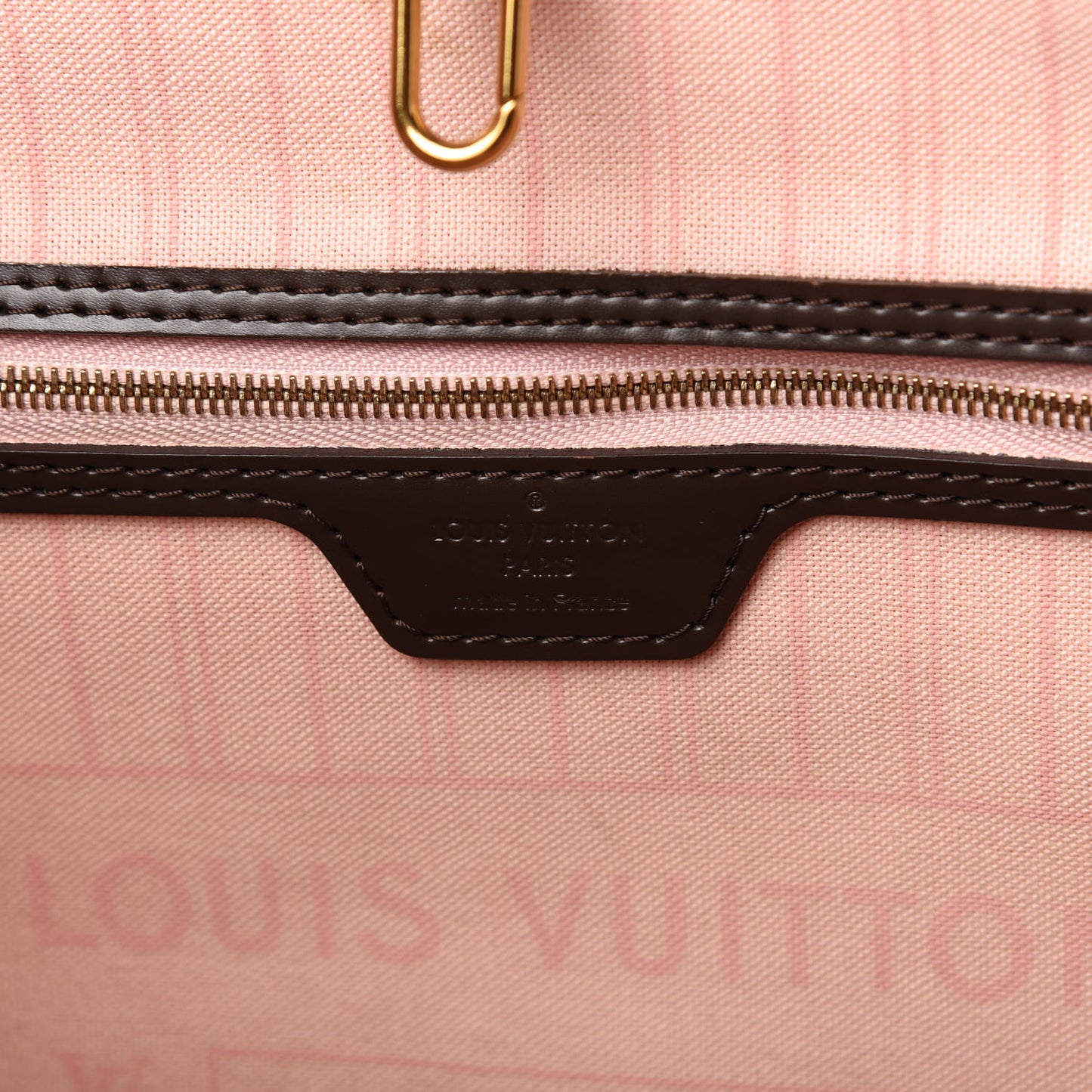 Damier Ebene Neo Neverfull MM Rose Ballerine
