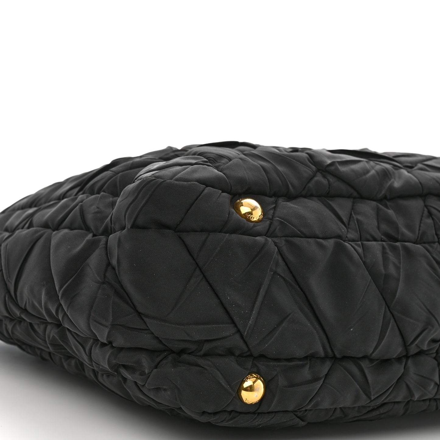Tessuto Nylon Gaufre Tote Black
