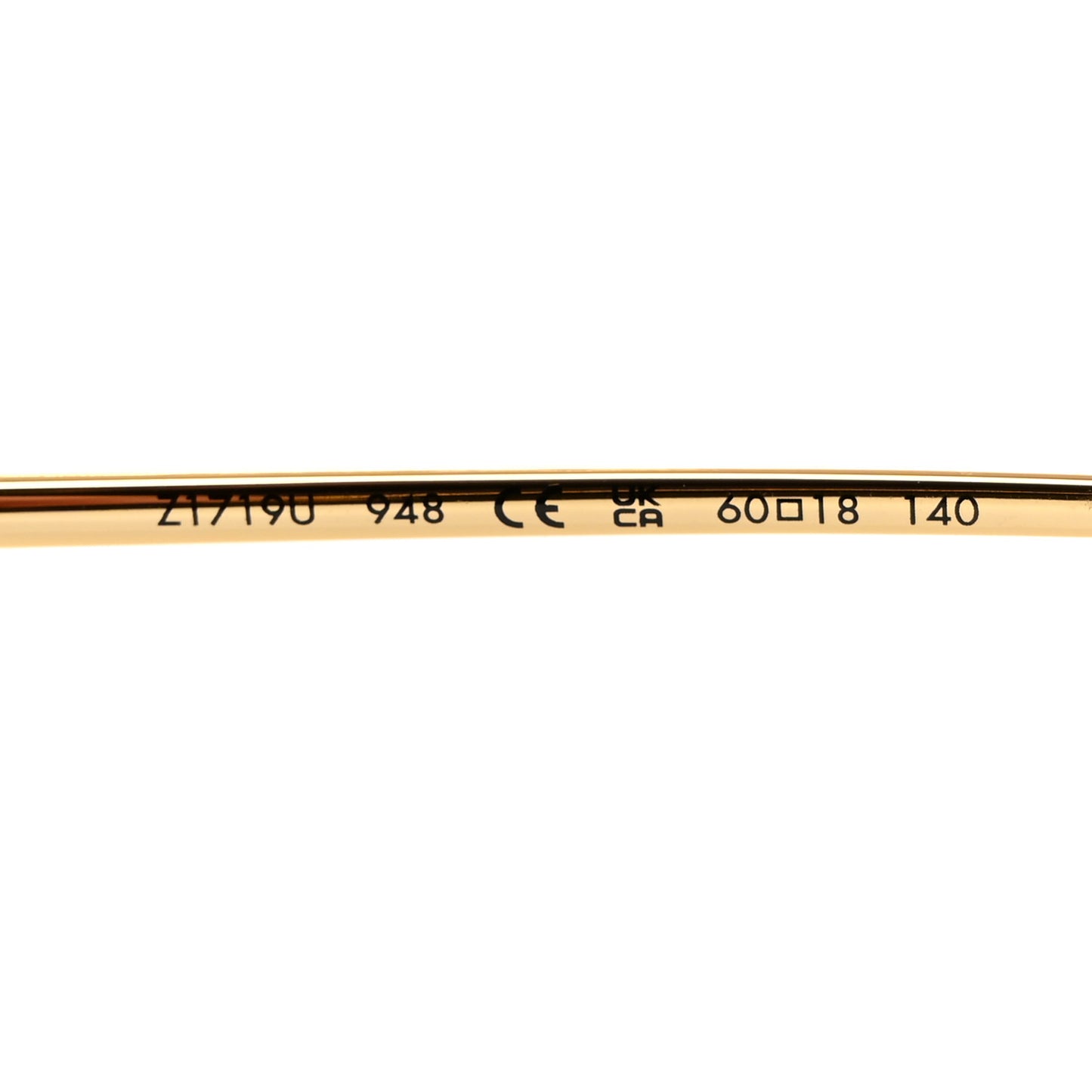 Metal LV Charm Square Sunglasses Z1719U Gold