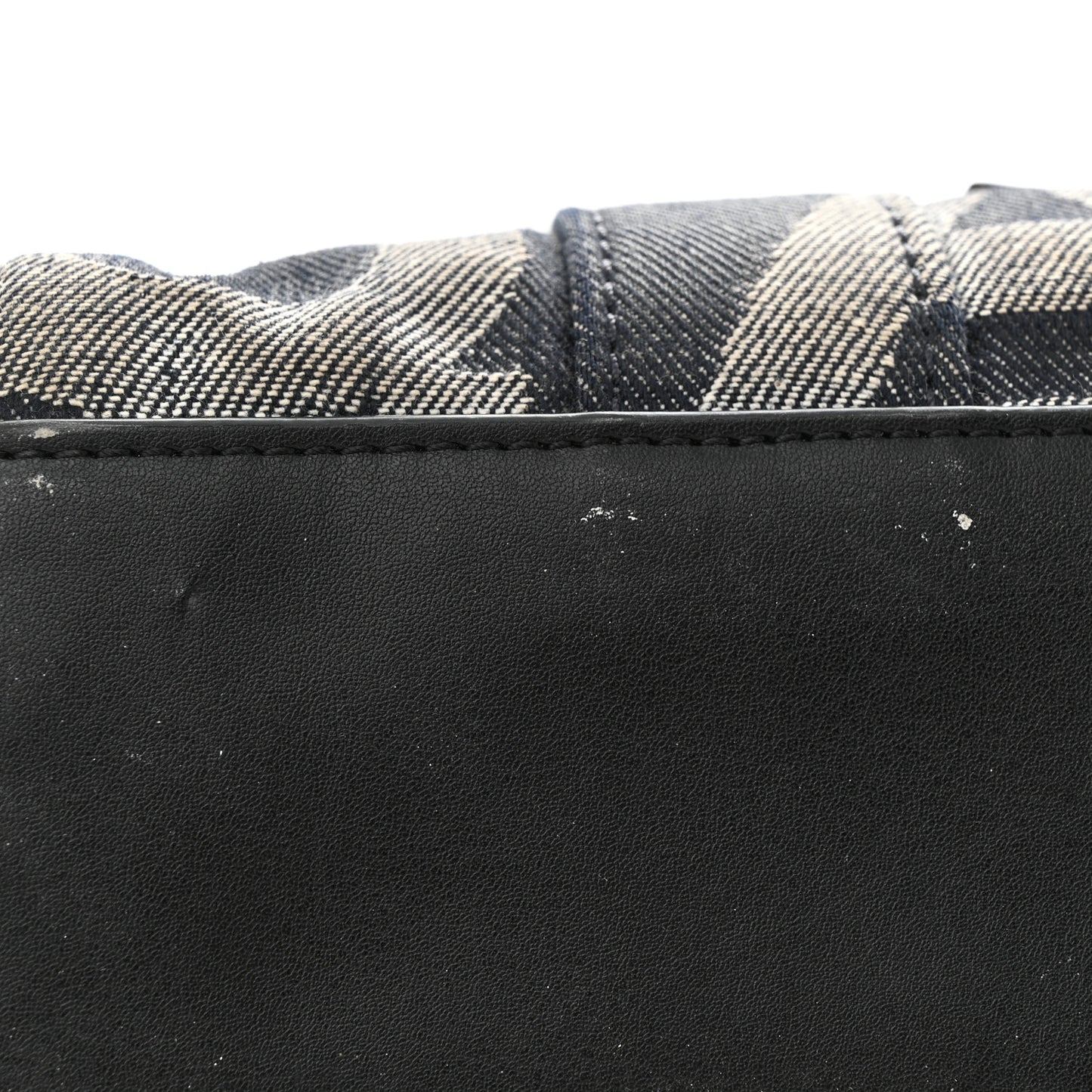 Denim Jacquard Medium The Monogram Tote Bag Denim Blue