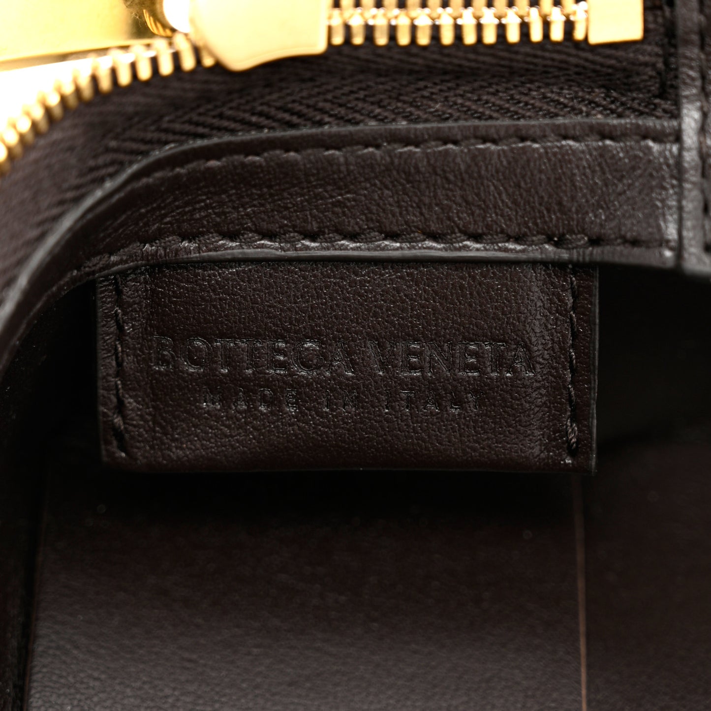 Maxi Intrecciato Travel Case Dark Brown