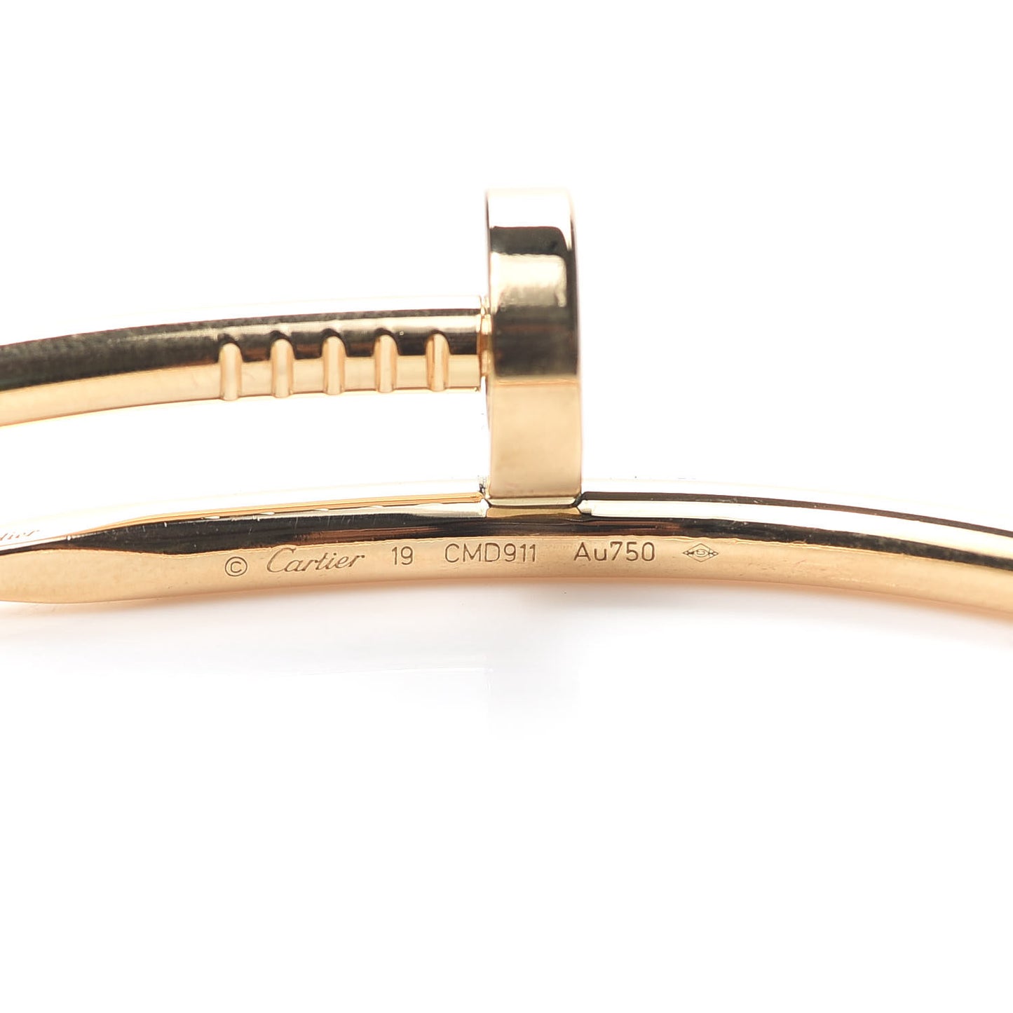 18K Yellow Gold Juste Un Clou Bracelet 19