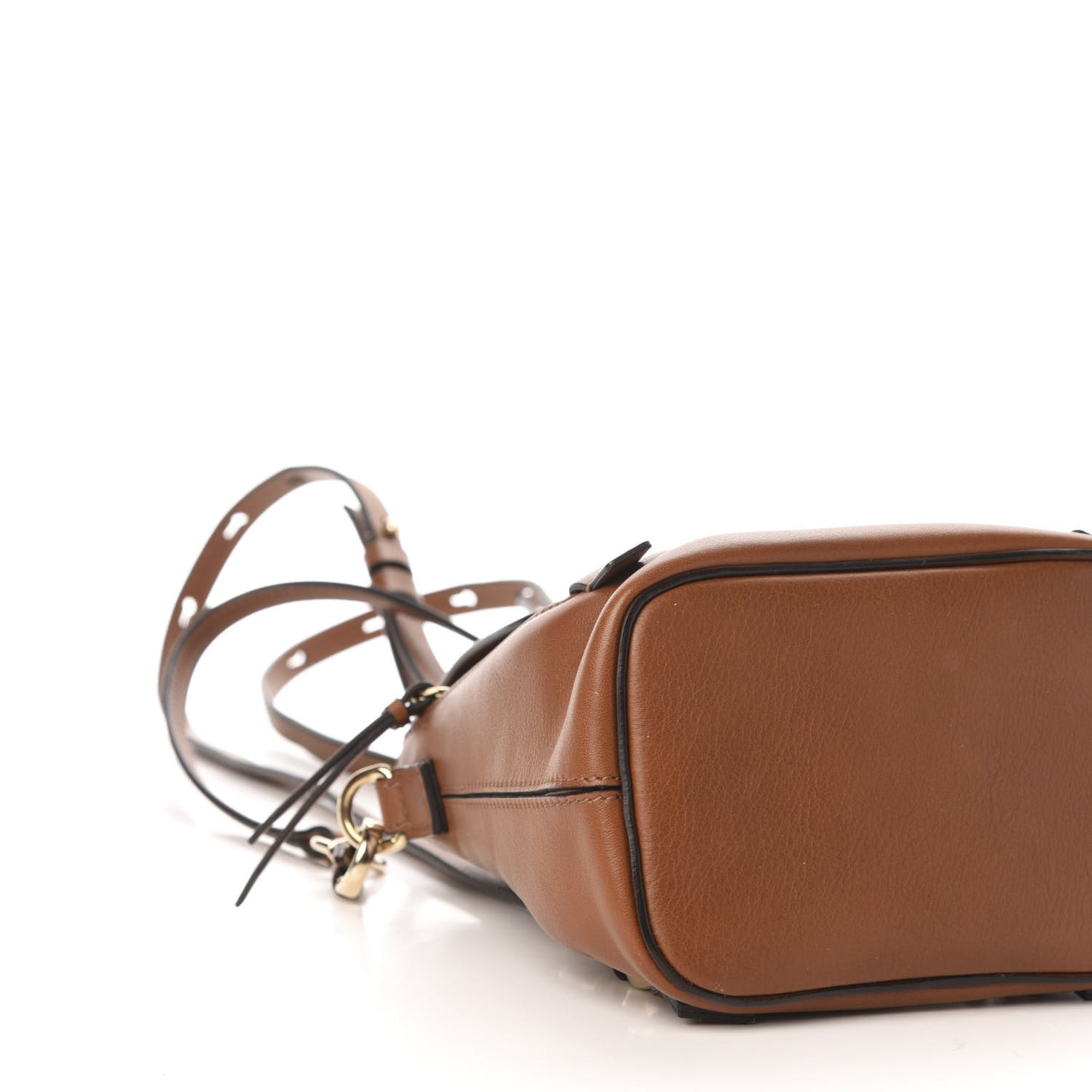 Suede Calfskin Mini Faye Backpack Tan