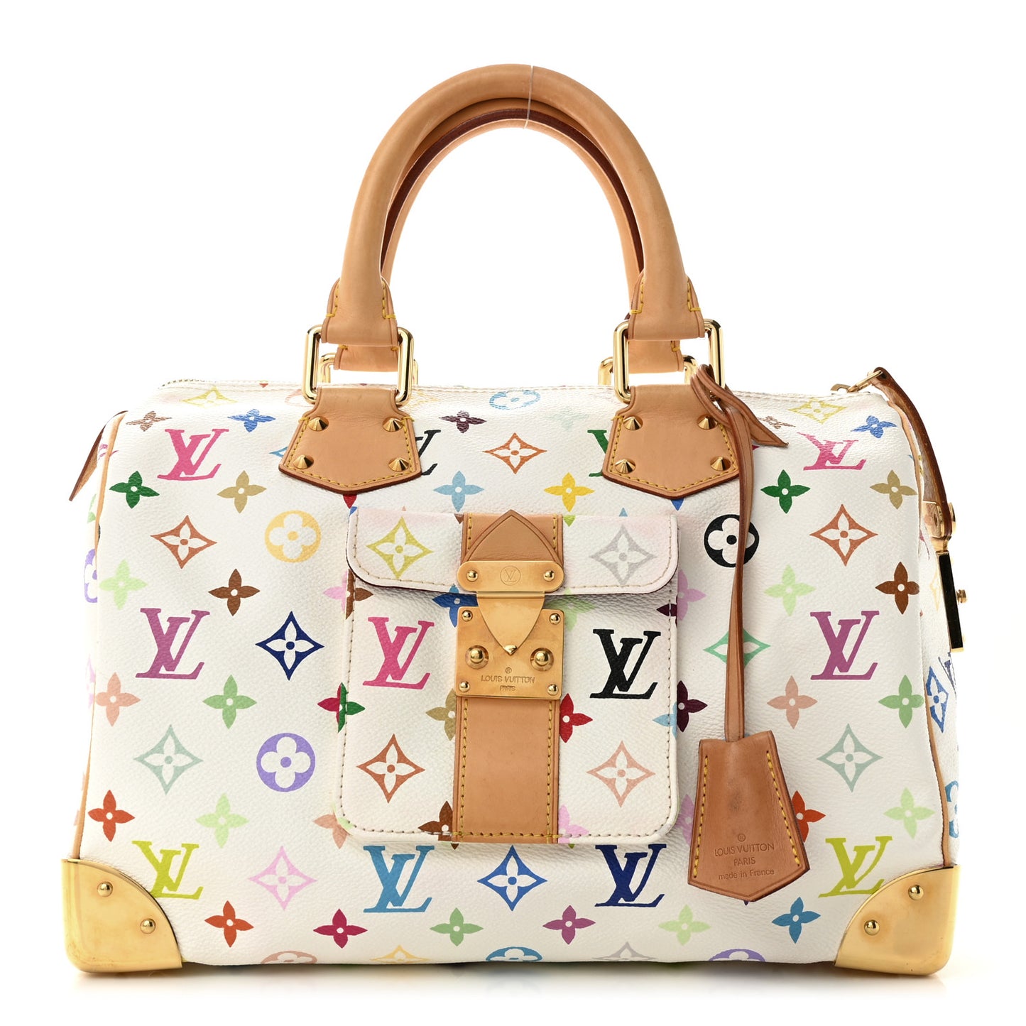 Monogram Multicolor Speedy 30 White