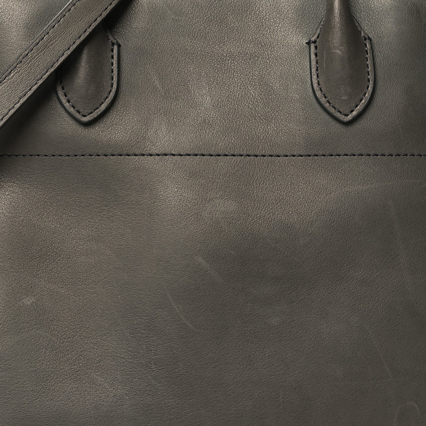Polished Saddle Calfskin Soft Margaux 12 Koala Grey