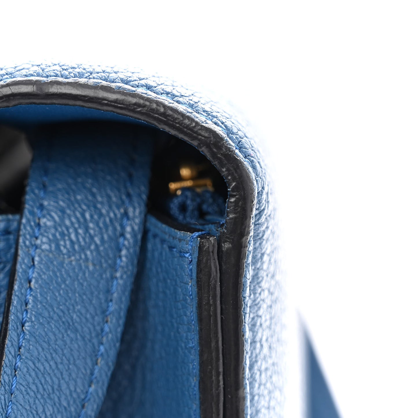 Goatskin Medium Classic Box Flap Bag Deepsea