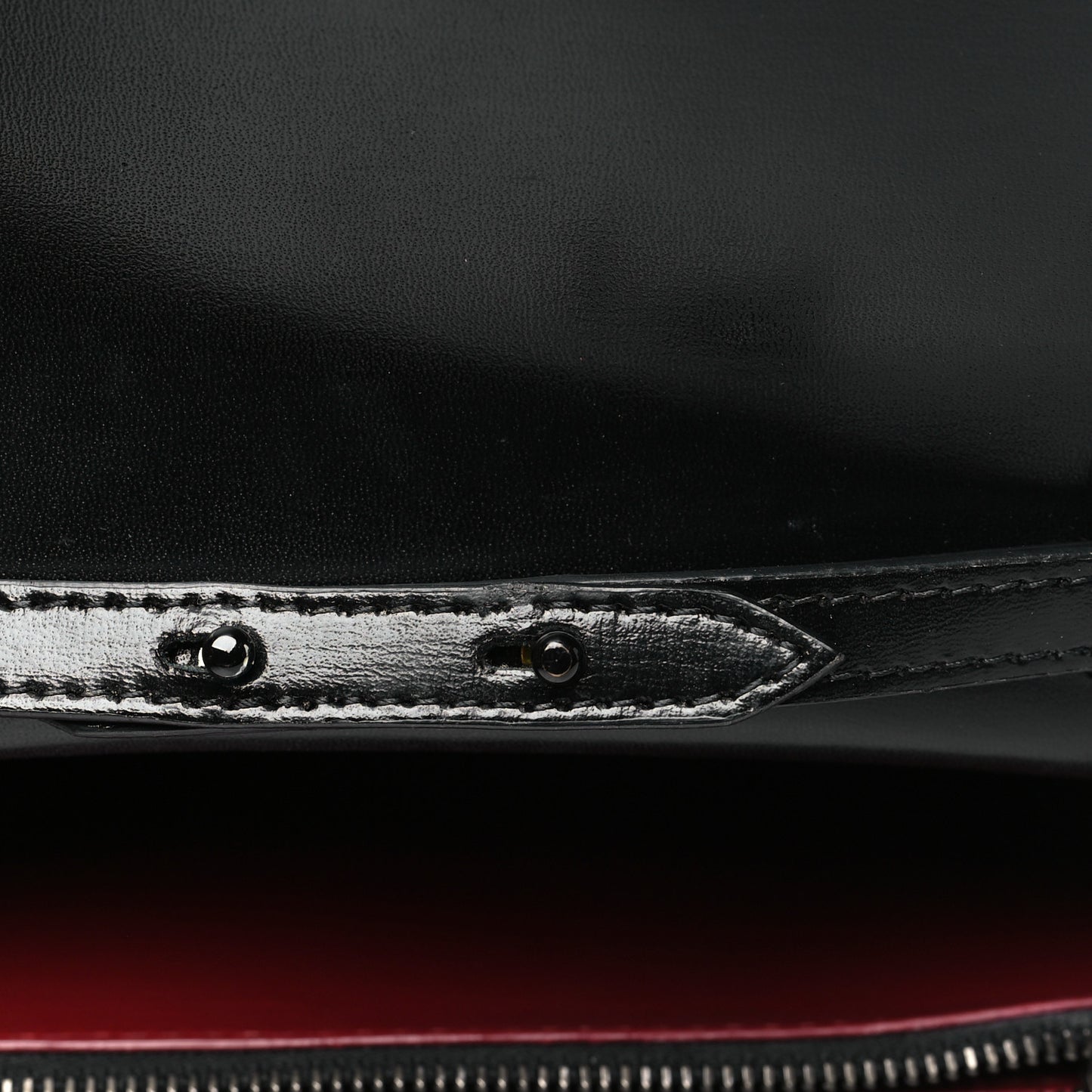 Calfskin Jitney 0.5 Crossbody Bag Black