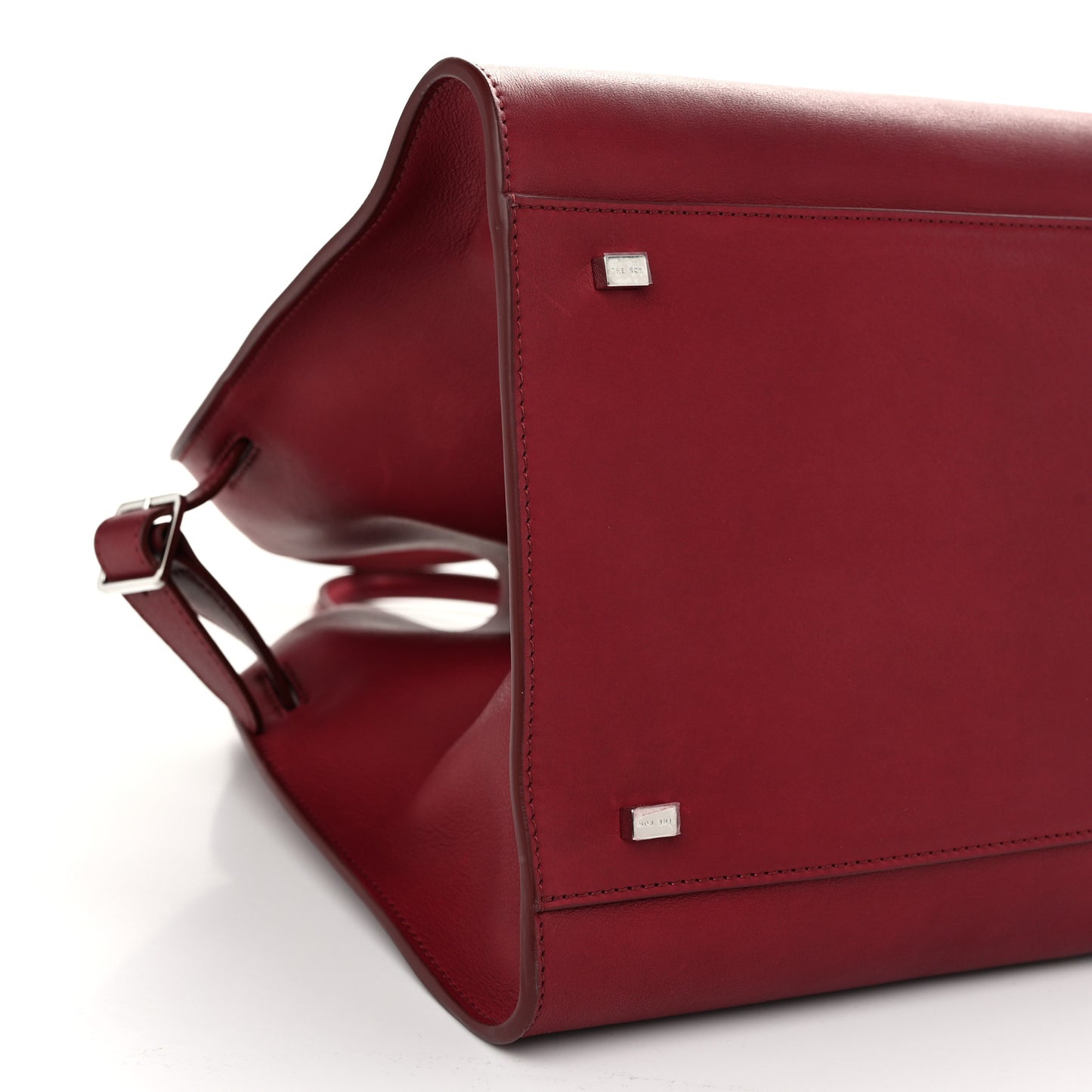 Polished Saddle Calfskin Soft Margaux 15 Amaranto