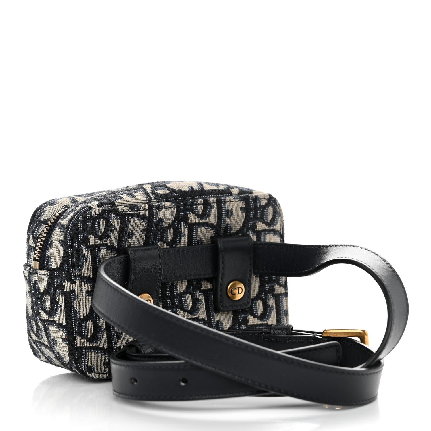 Christian Dior Oblique Belt Pouch Blue 3 of 10