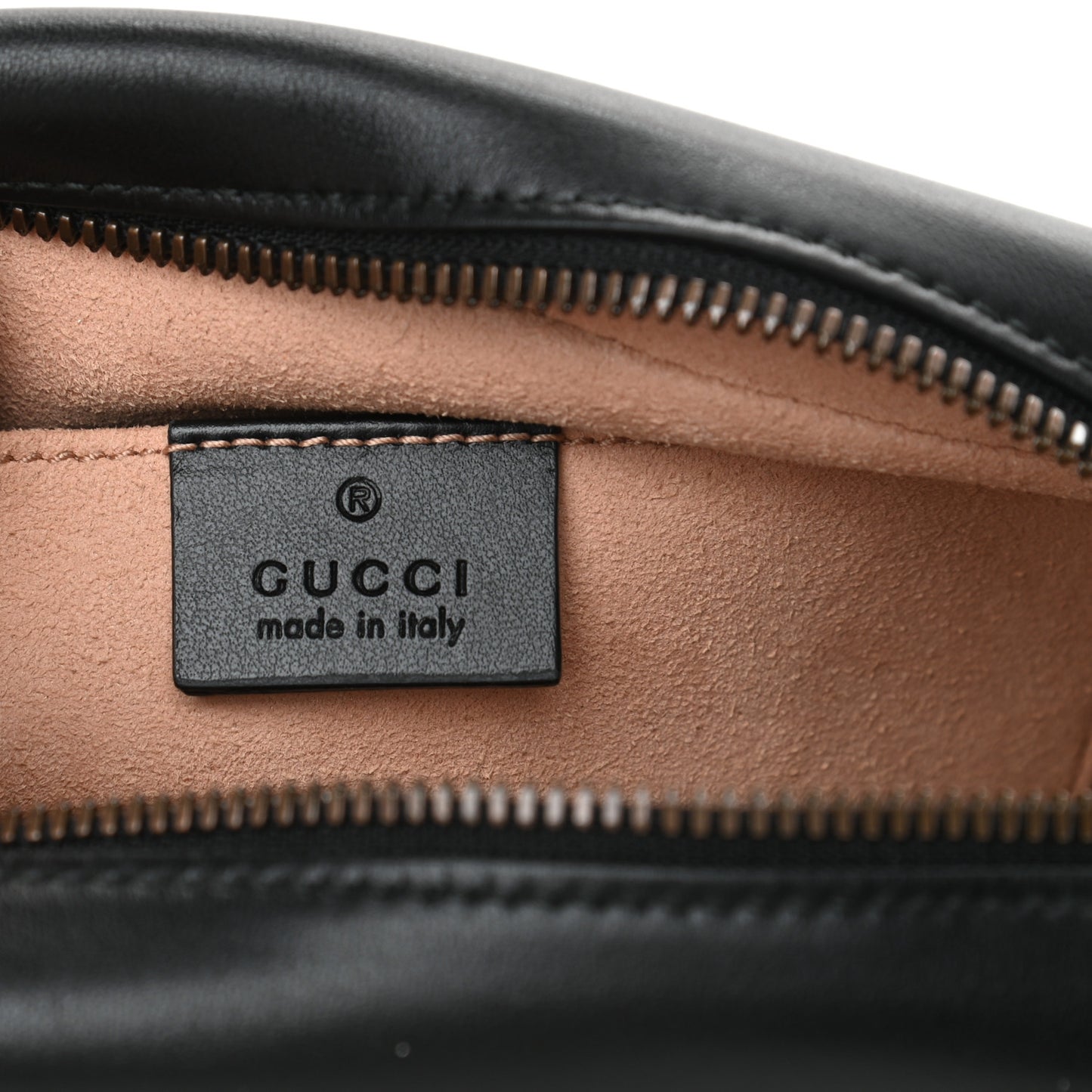 Calfskin Matelasse Small GG Marmont Chain Shoulder Bag Black