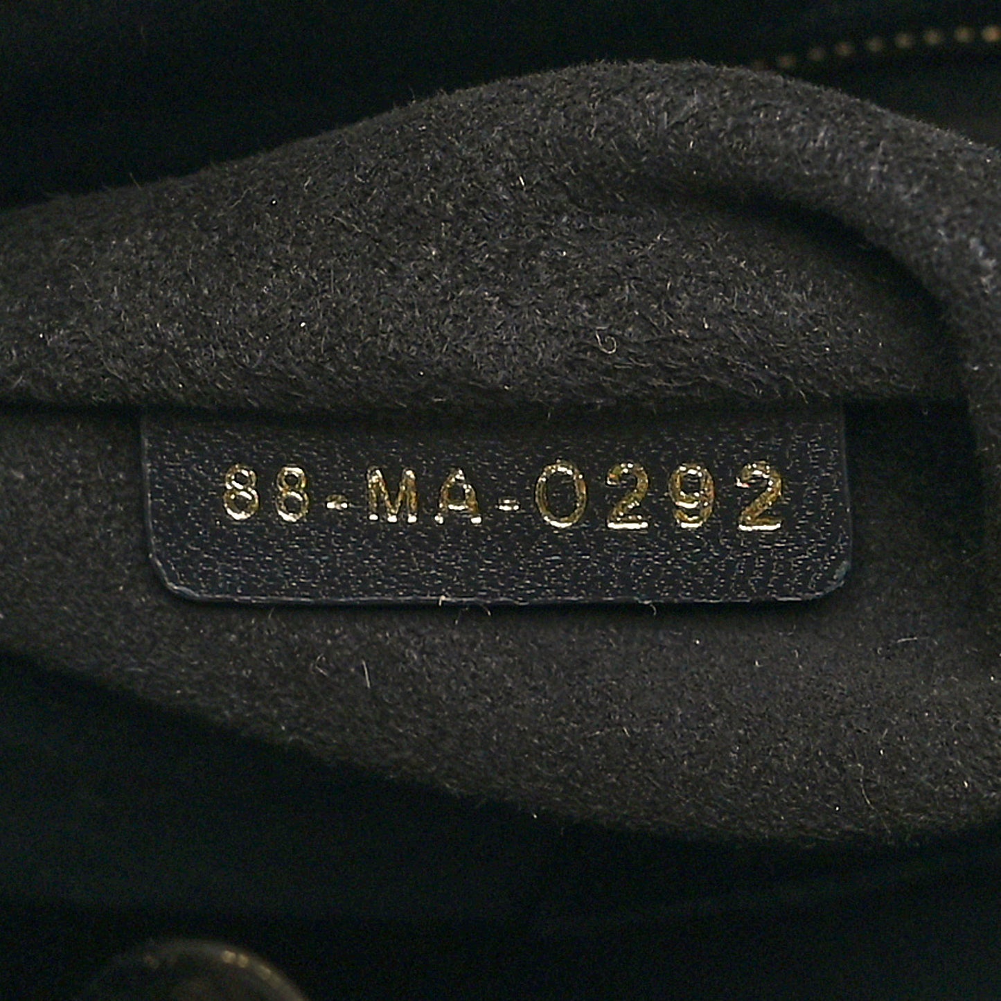 Lambskin Cannage Medium Lady Dior Black