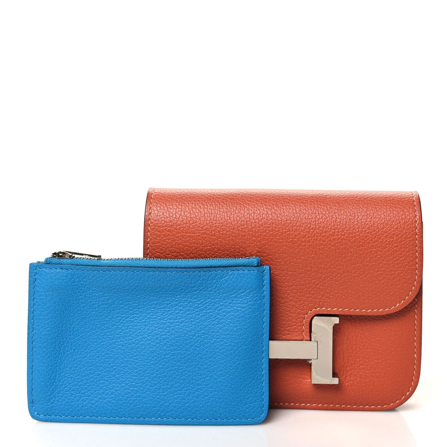 Evercolor Bi-Color Constance Slim Wallet Blush Bleu Frida