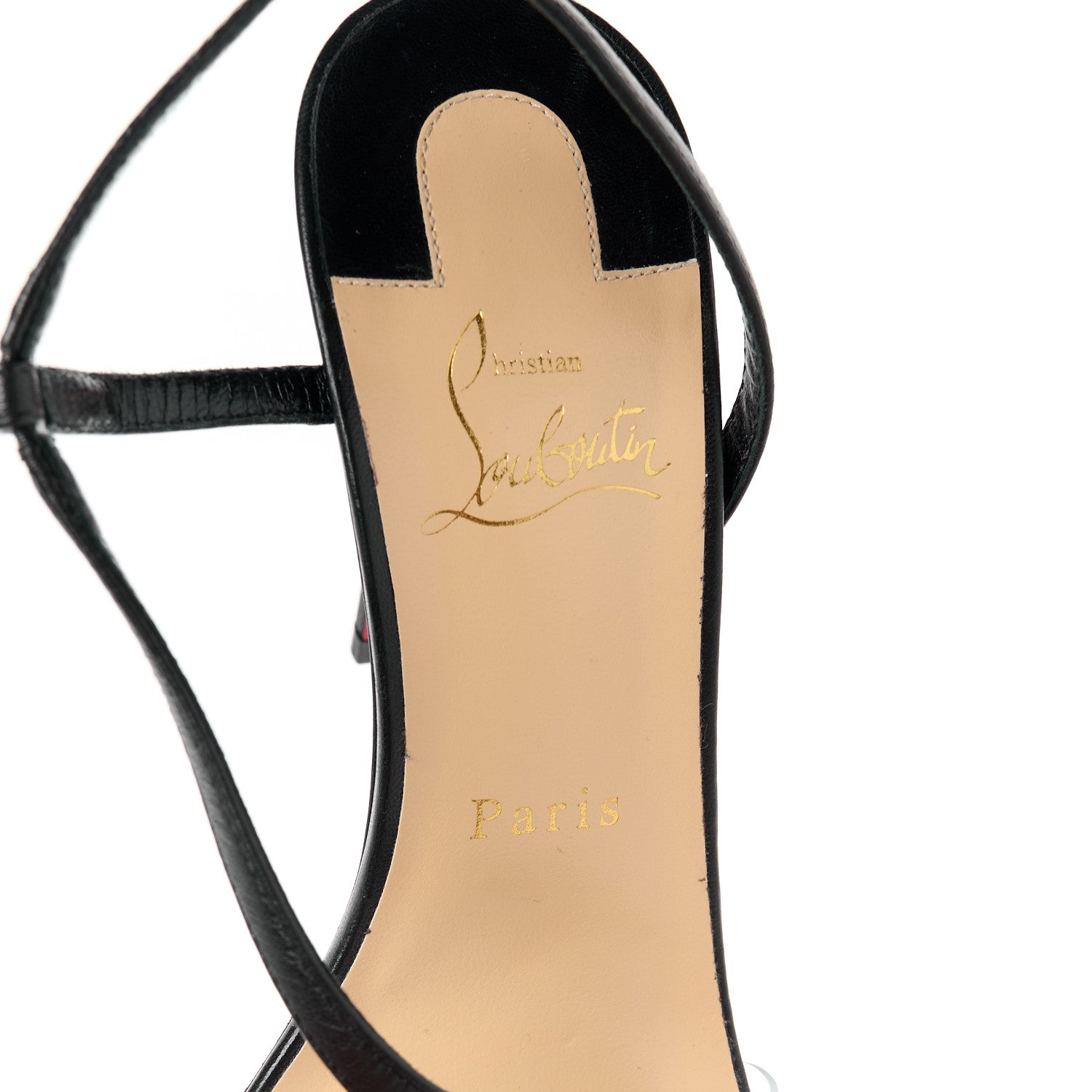 Christian Louboutin Nappa Rosalie 100 Sandals 38 Black 7 of 8
