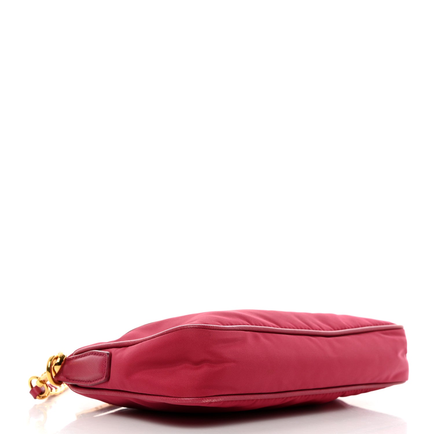 Prada Tessuto Nylon Saffiano Crossbody Bag Ibisco 4 of 12