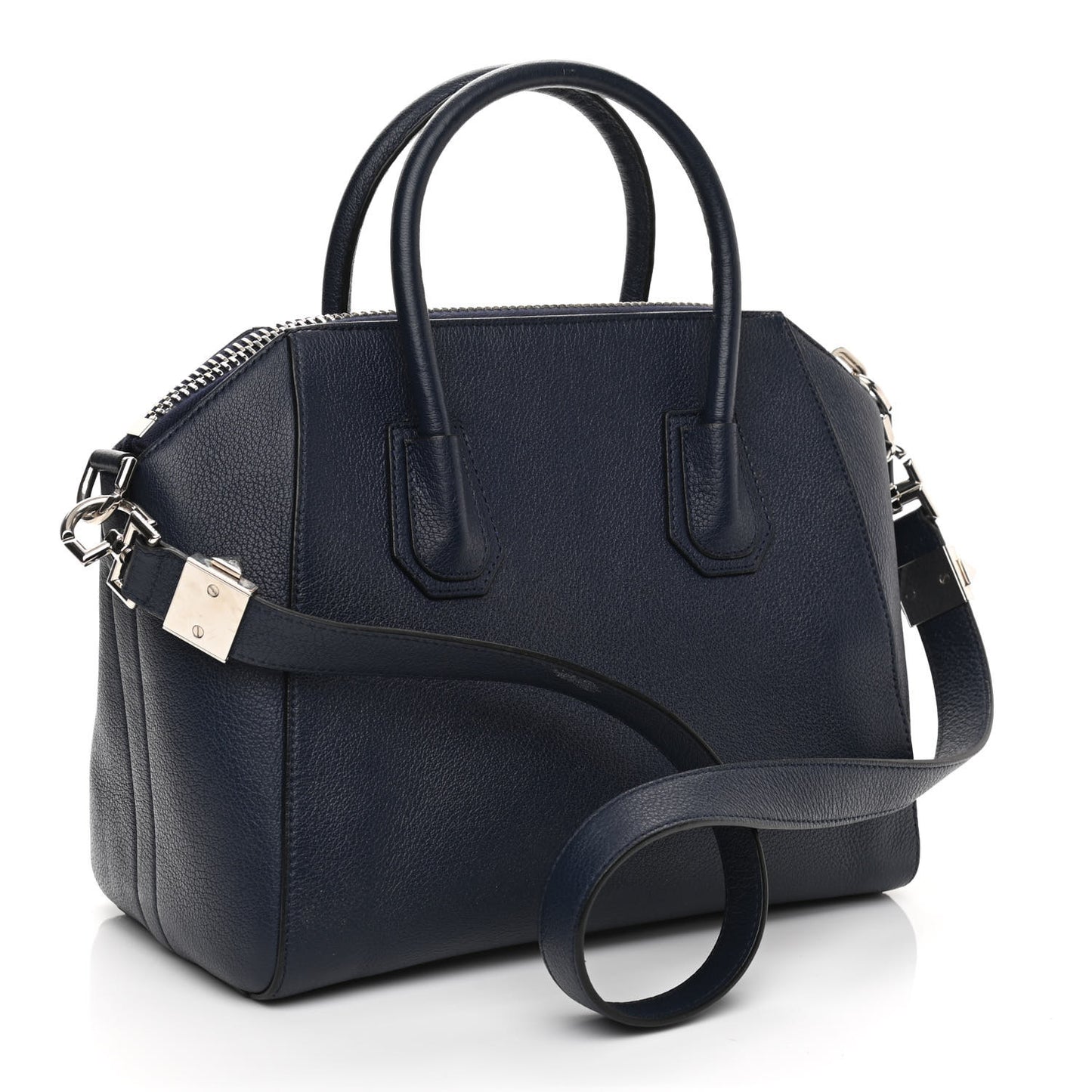Sugar Goatskin Small Antigona Navy