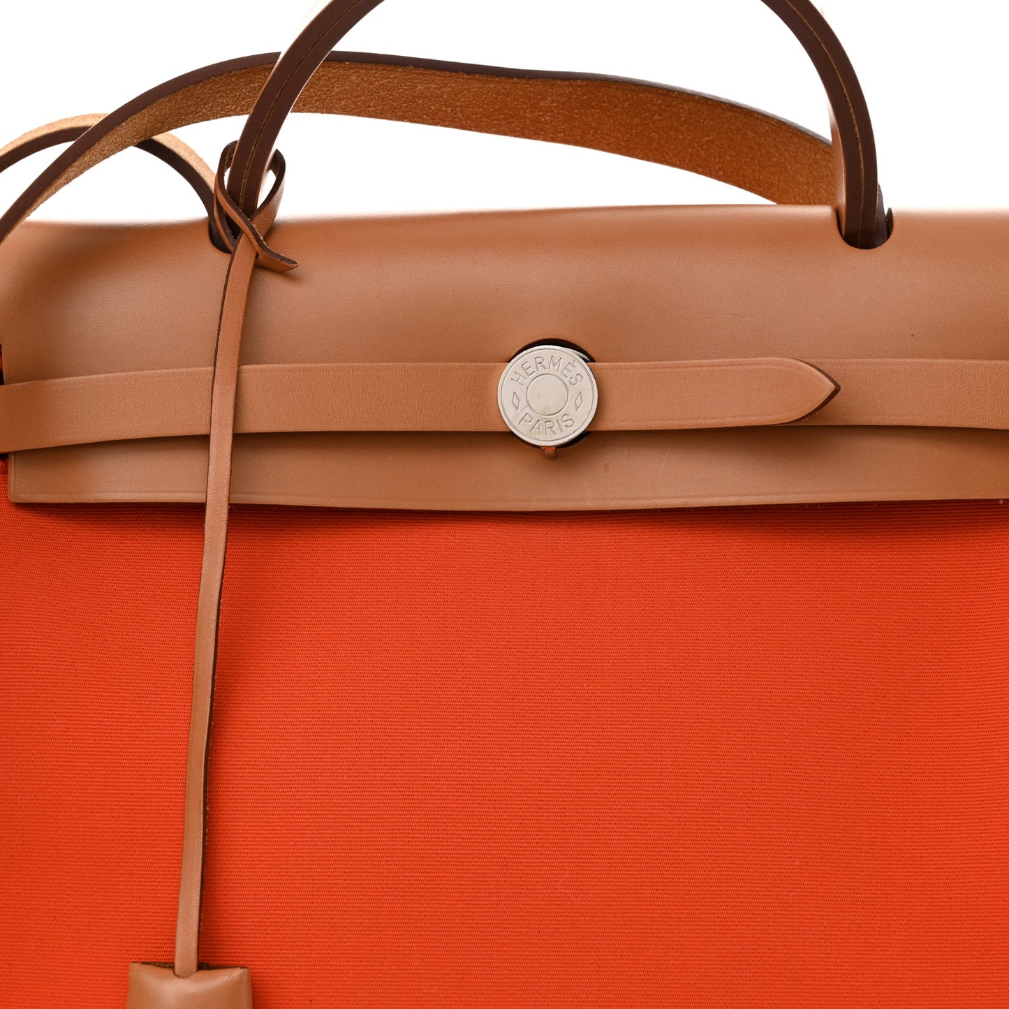 Vache Hunter Toile Herbag Zip 31 PM Capucine Fauve