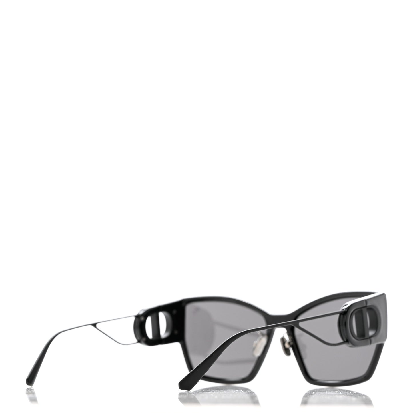 Rectangular 30 Montaigne 1 S2U Sunglasses Black