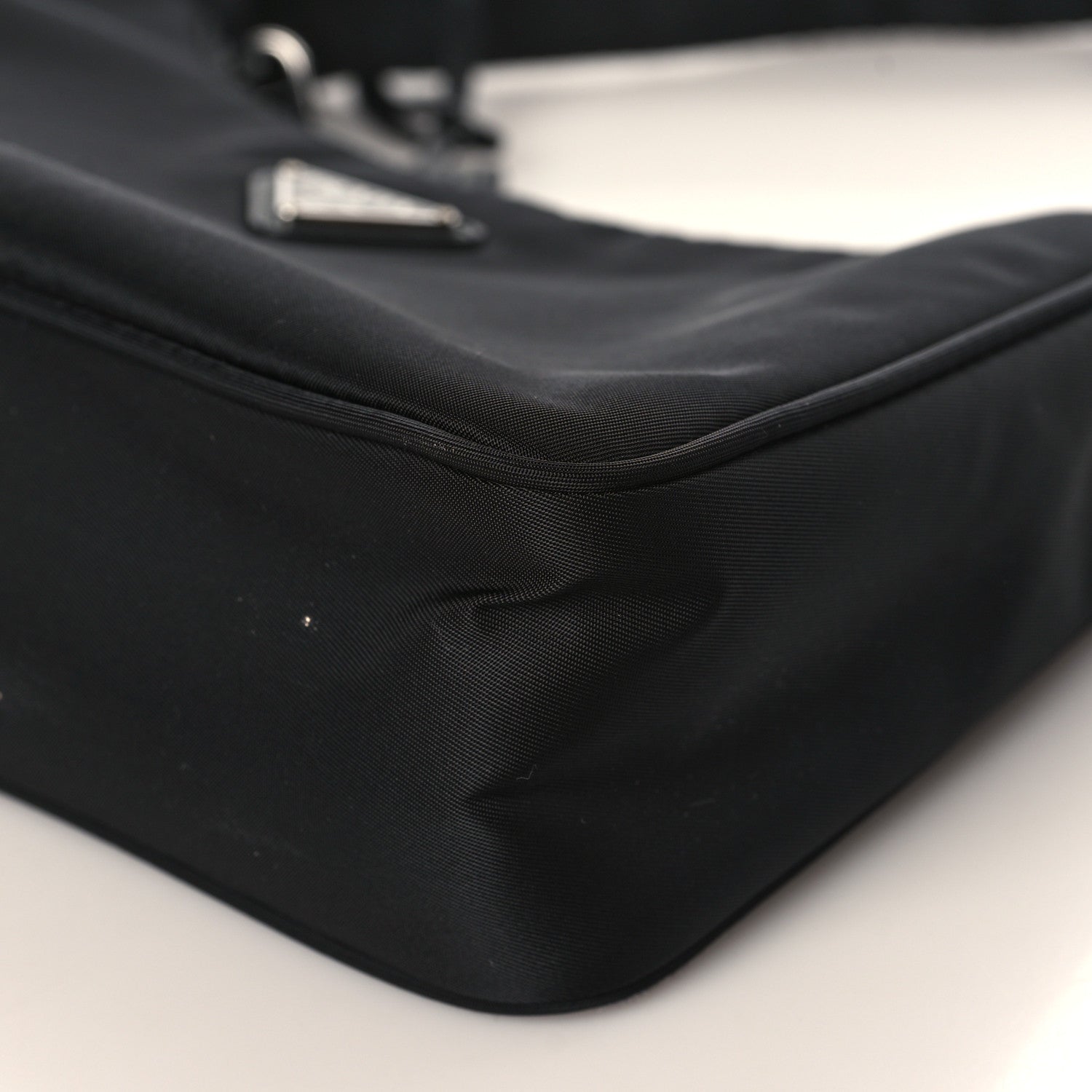 Prada Tessuto Nylon Mini Re-Edition 2000 Bag Black 9 of 10