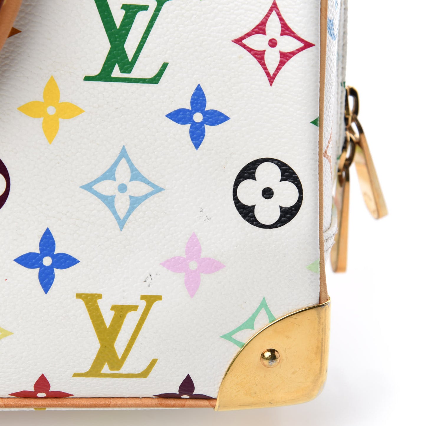 Monogram Multicolor Trouville White