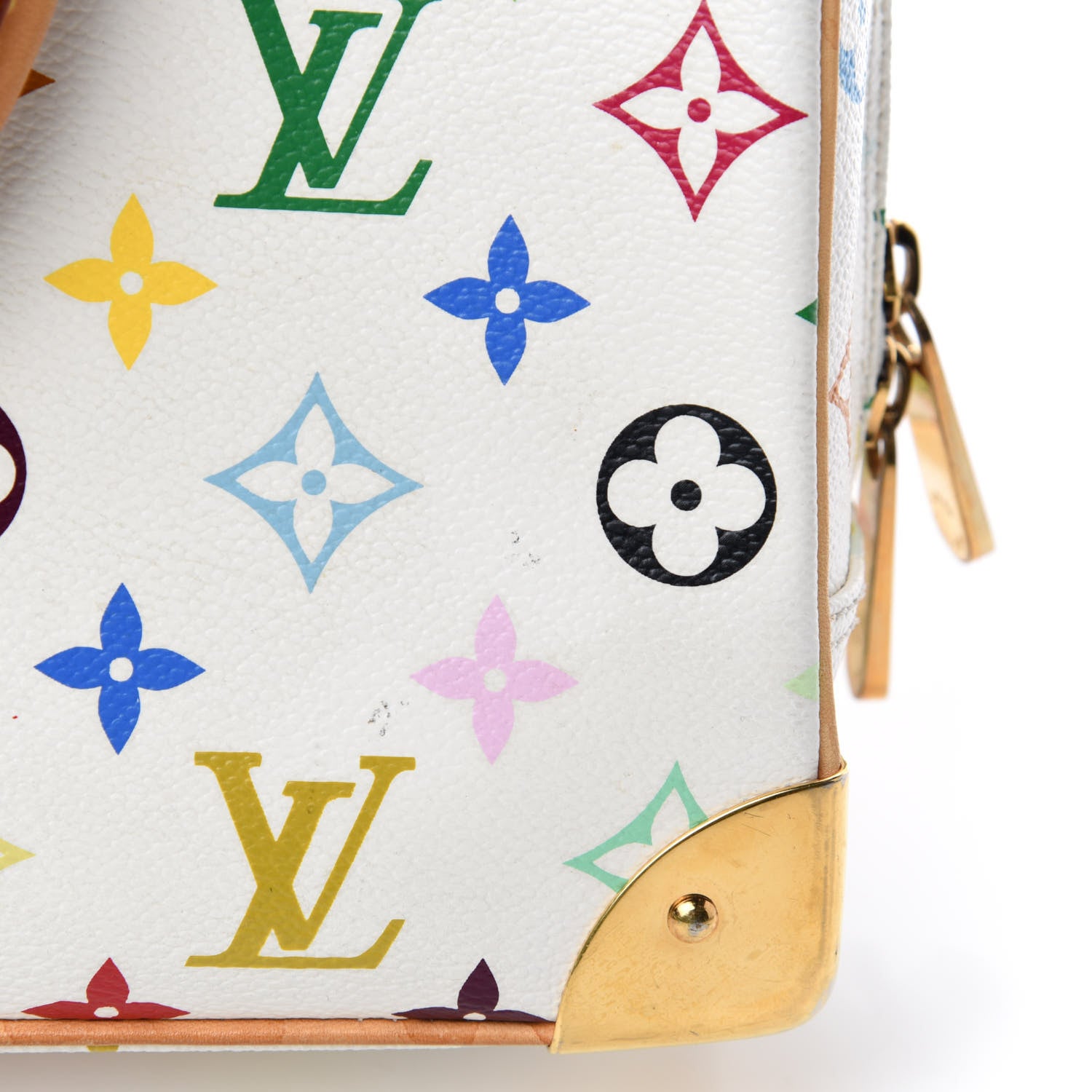 Louis Vuitton Monogram Multicolor Trouville White 9 of 10