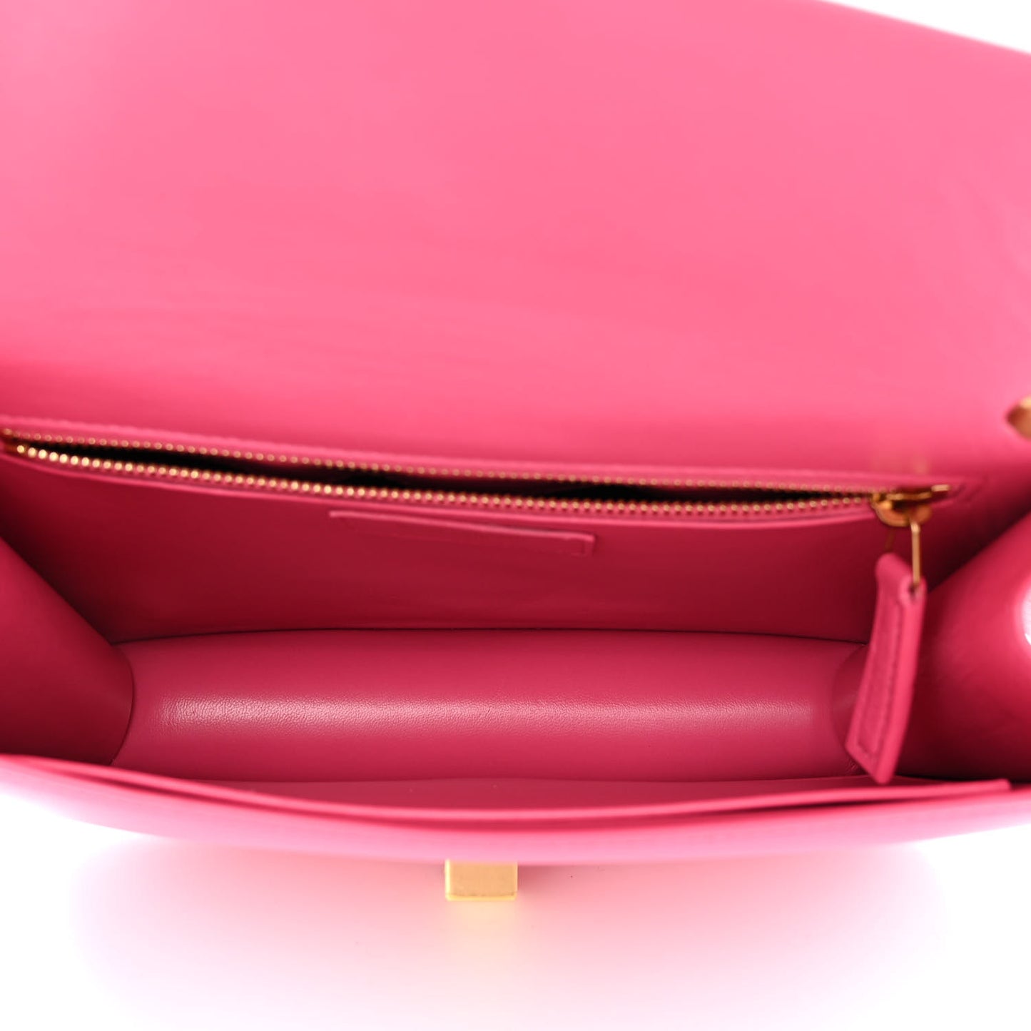 Smooth Calfskin Le Carre Shoulder Bag Pink