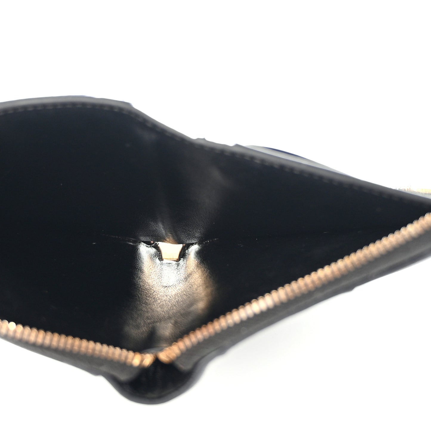 Calfskin Maxi Intreccio Zip Around Wallet Black