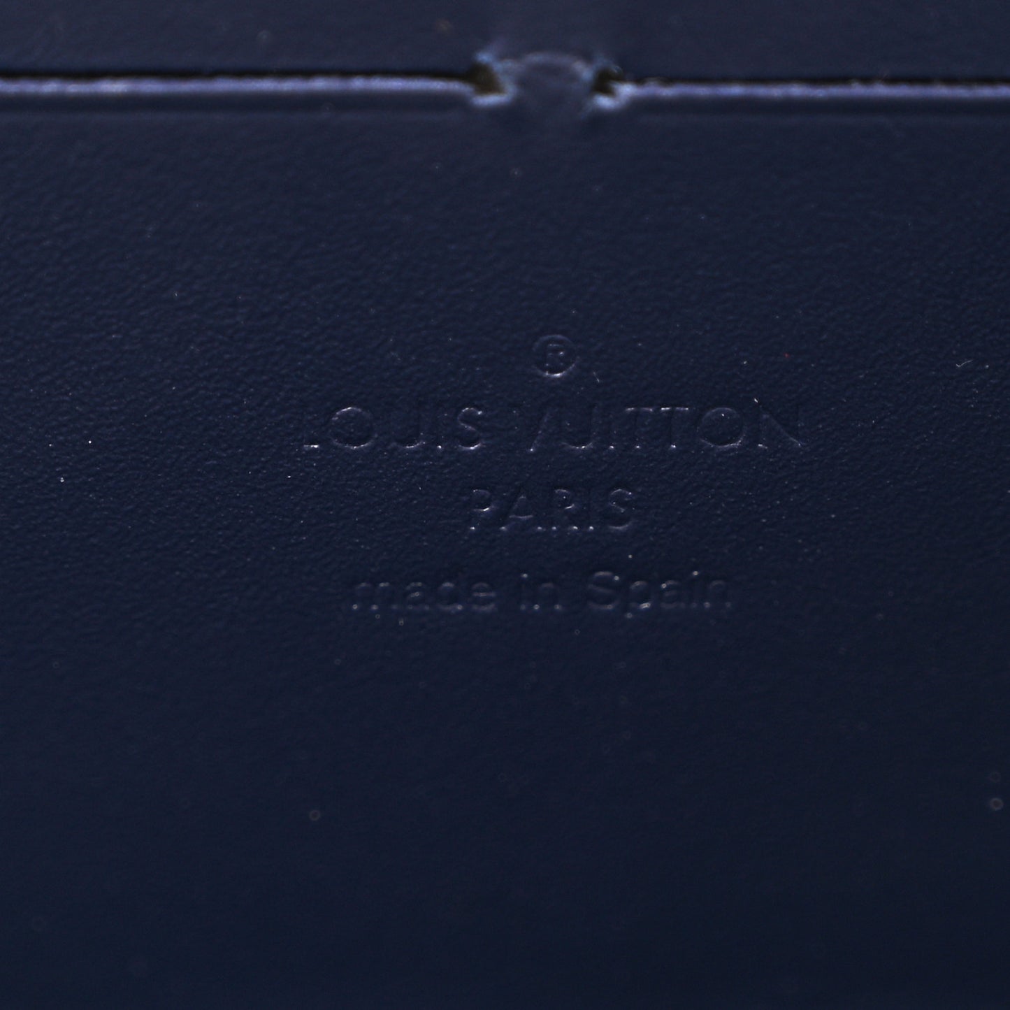 Vernis Miroir Clemence Wallet Blue