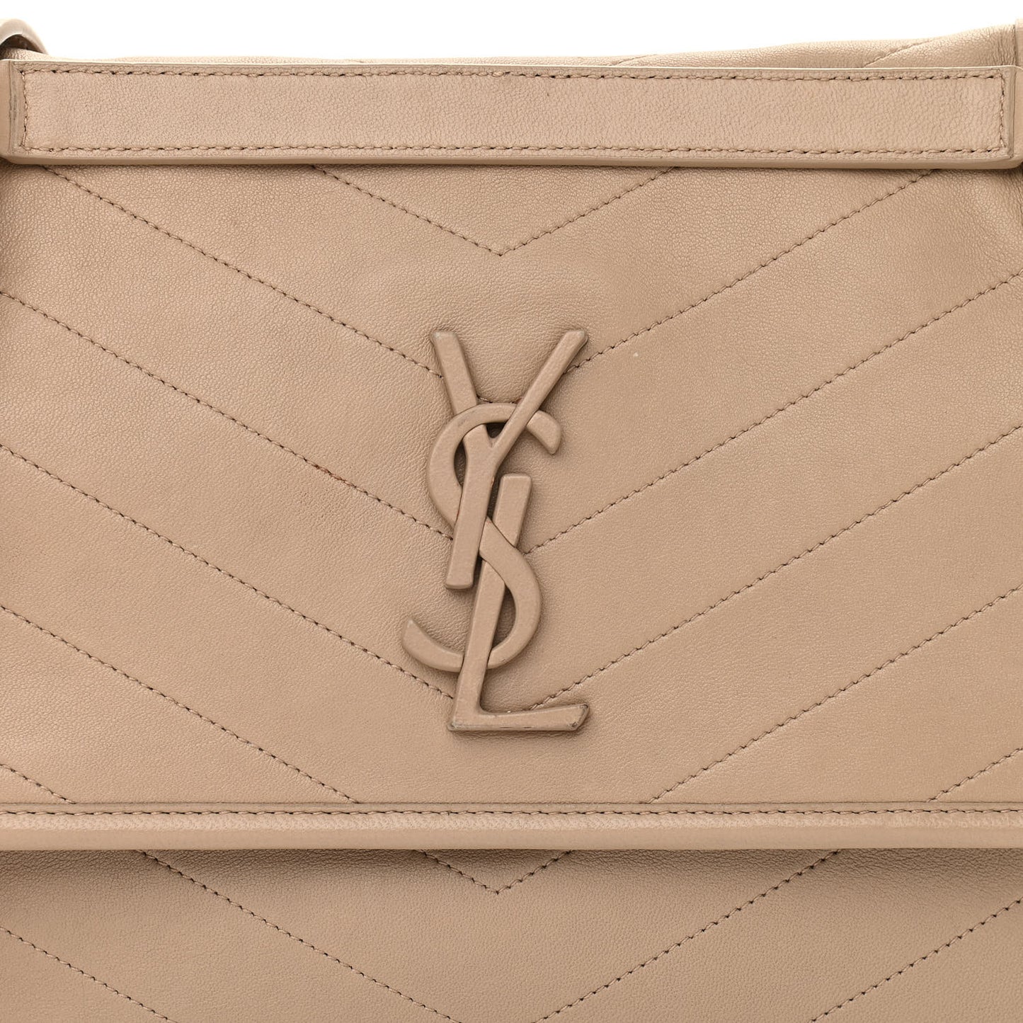 Lambskin Matelasse Monogram Medium Niki Chain Satchel Dark Beige