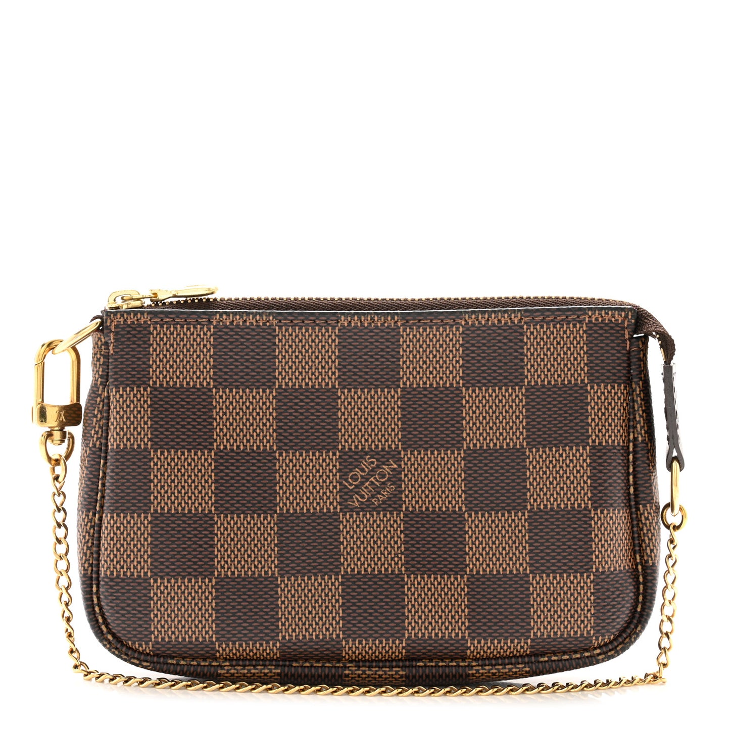LOUIS VUITTON Damier Ebene Mini Pochette Accessories