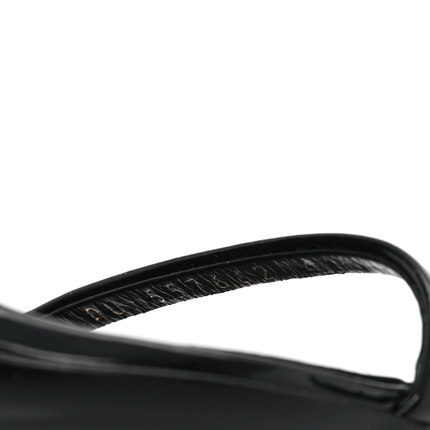 Saint Laurent Patent Calfskin Opyum 110 Sandals 41 Black 9 of 10