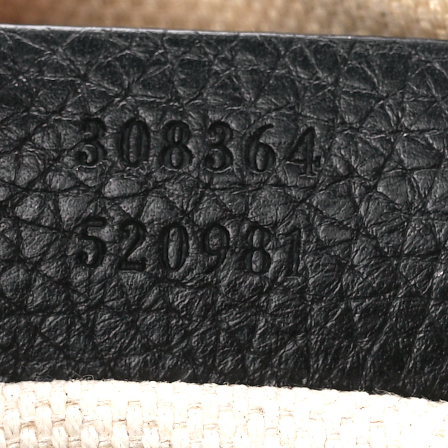 Pebbled Calfskin Small Soho Disco Bag Black
