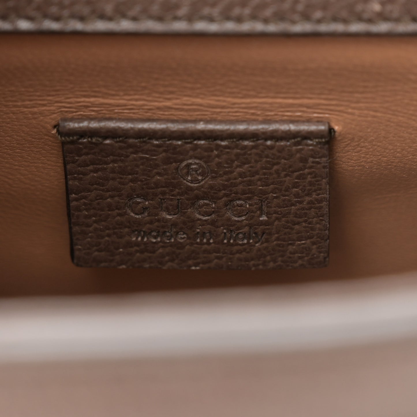 Monogram Jumbo GG Textured Dollar Calfskin Mini Diana Tote Bag Camel Ebony New Acero