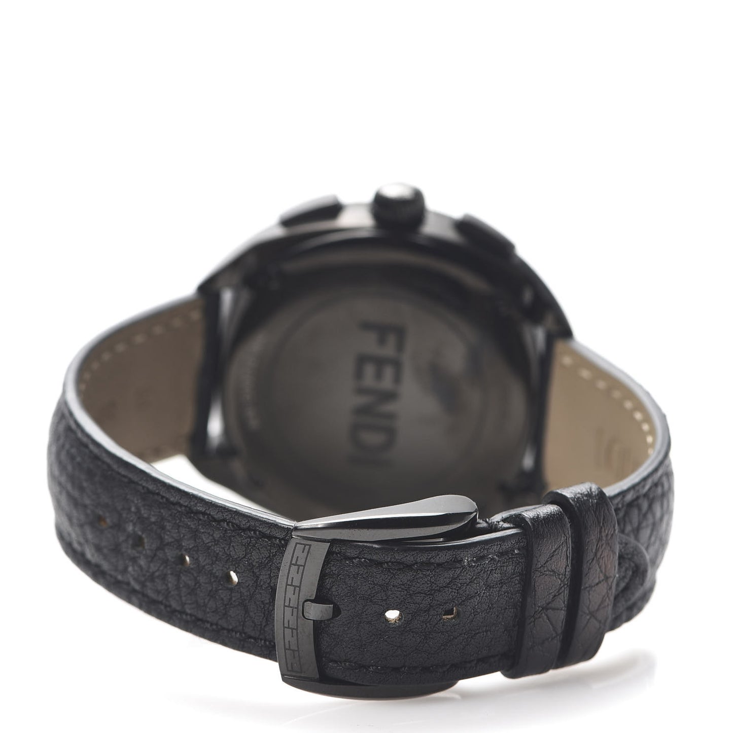 Stainless Steel Calfskin 40mm Momento Bugs Quartz Watch Black