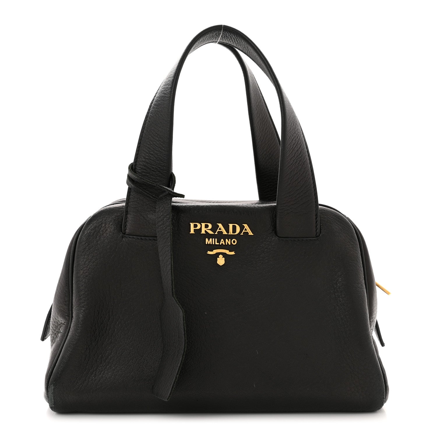 PRADA archive leather bag DEERSKIN レザー 黒 Prada Cervo Deerskin Satchel Black 1239022 – FASHIONPHILE