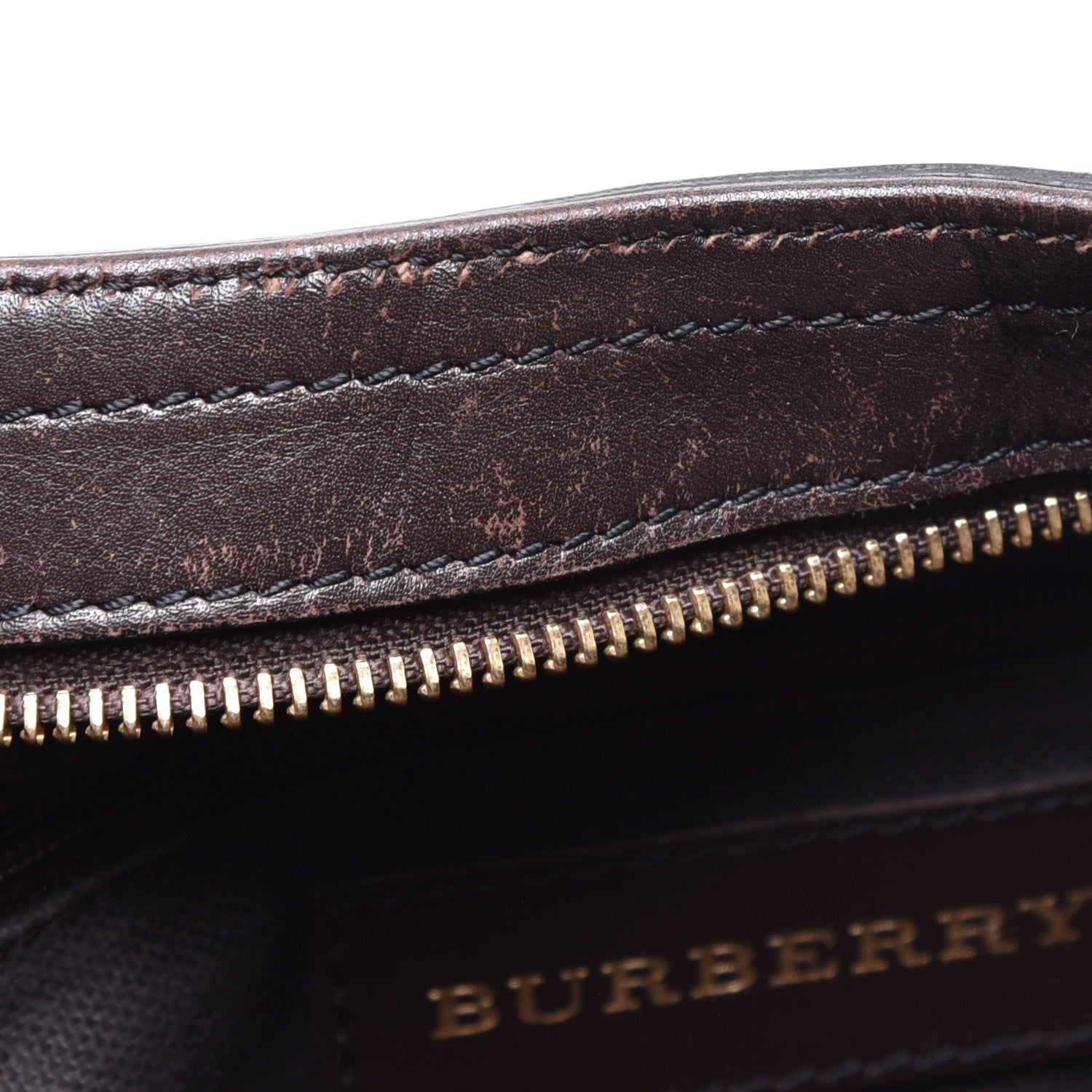 Burberry Haymarket Check Hartham Shoulder Bag Chocolate 10 of 10
