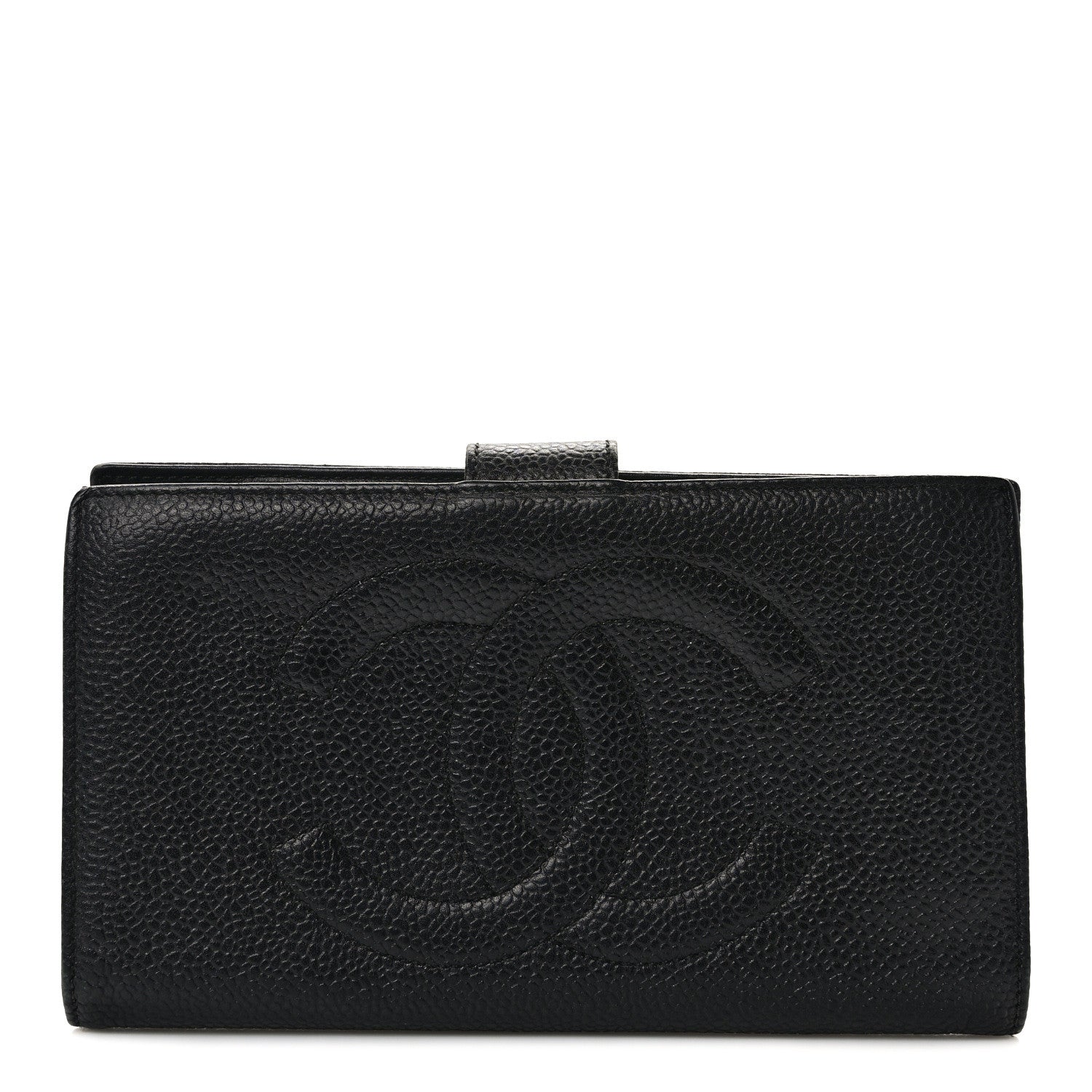 Chanel Caviar Timeless CC French Wallet Black 1 of 11