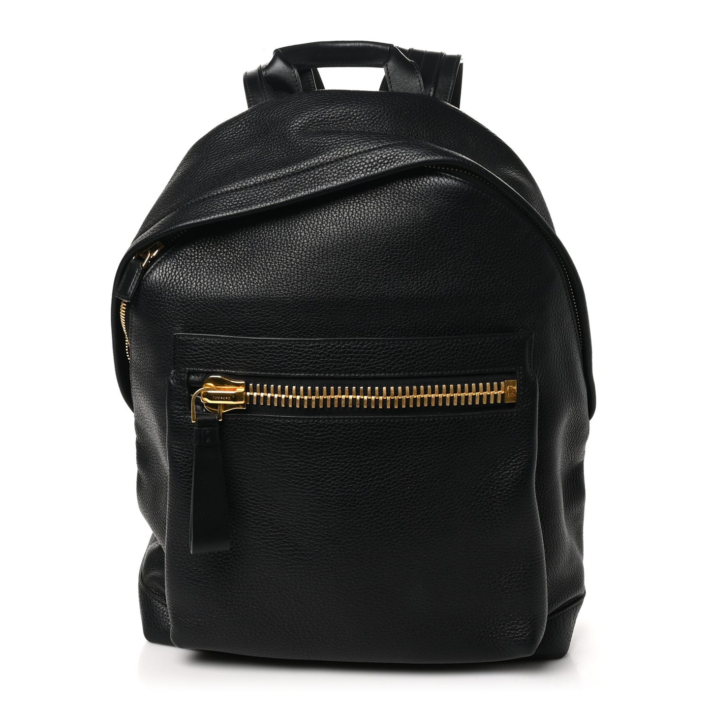 Grained Calfskin Buckley Backpack Black